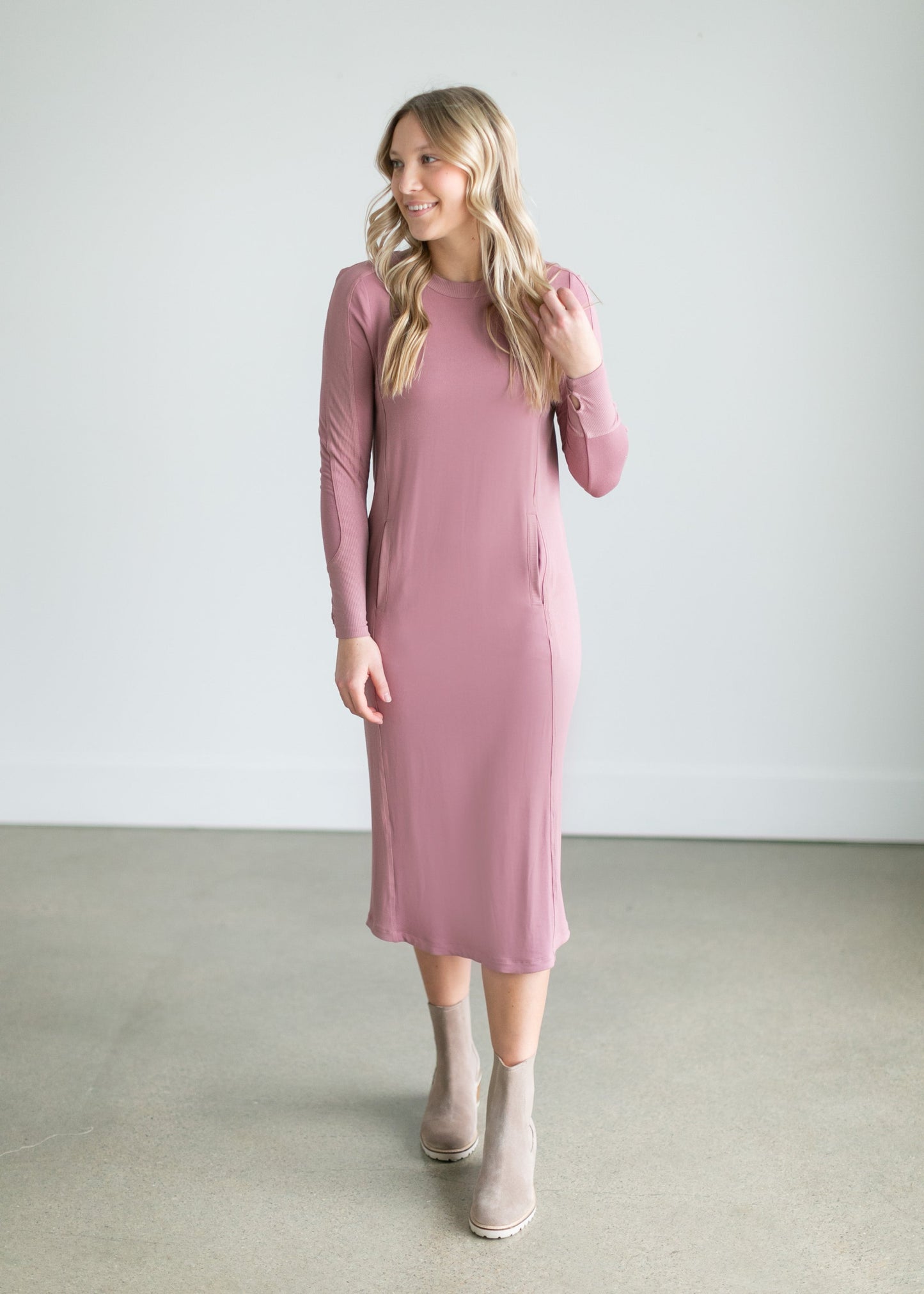 Hayden Paloma Pink Midi Dress Dresses