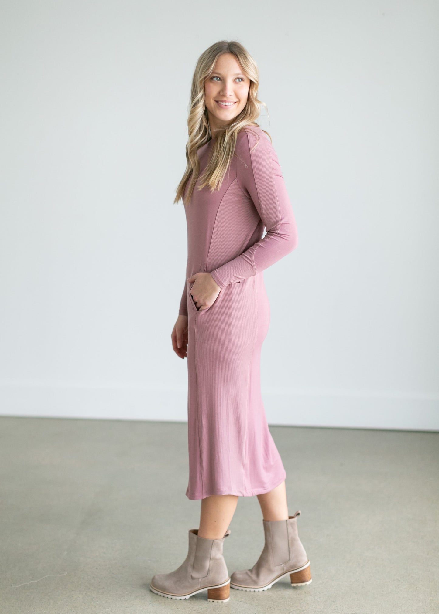 Hayden Paloma Pink Midi Dress Dresses