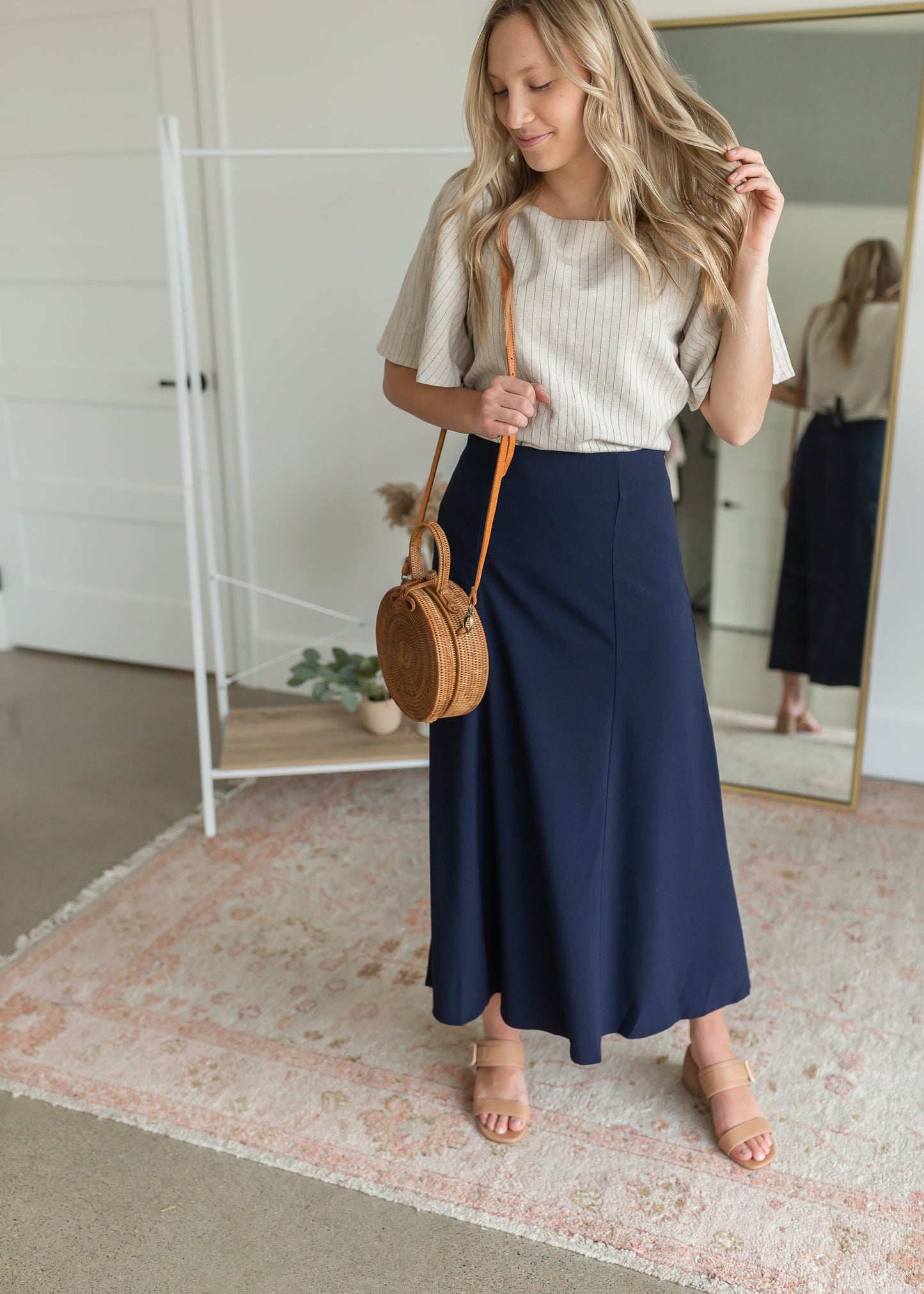 Hope Navy Dress Skirt Skirts Dongguan Haohoo Clothing