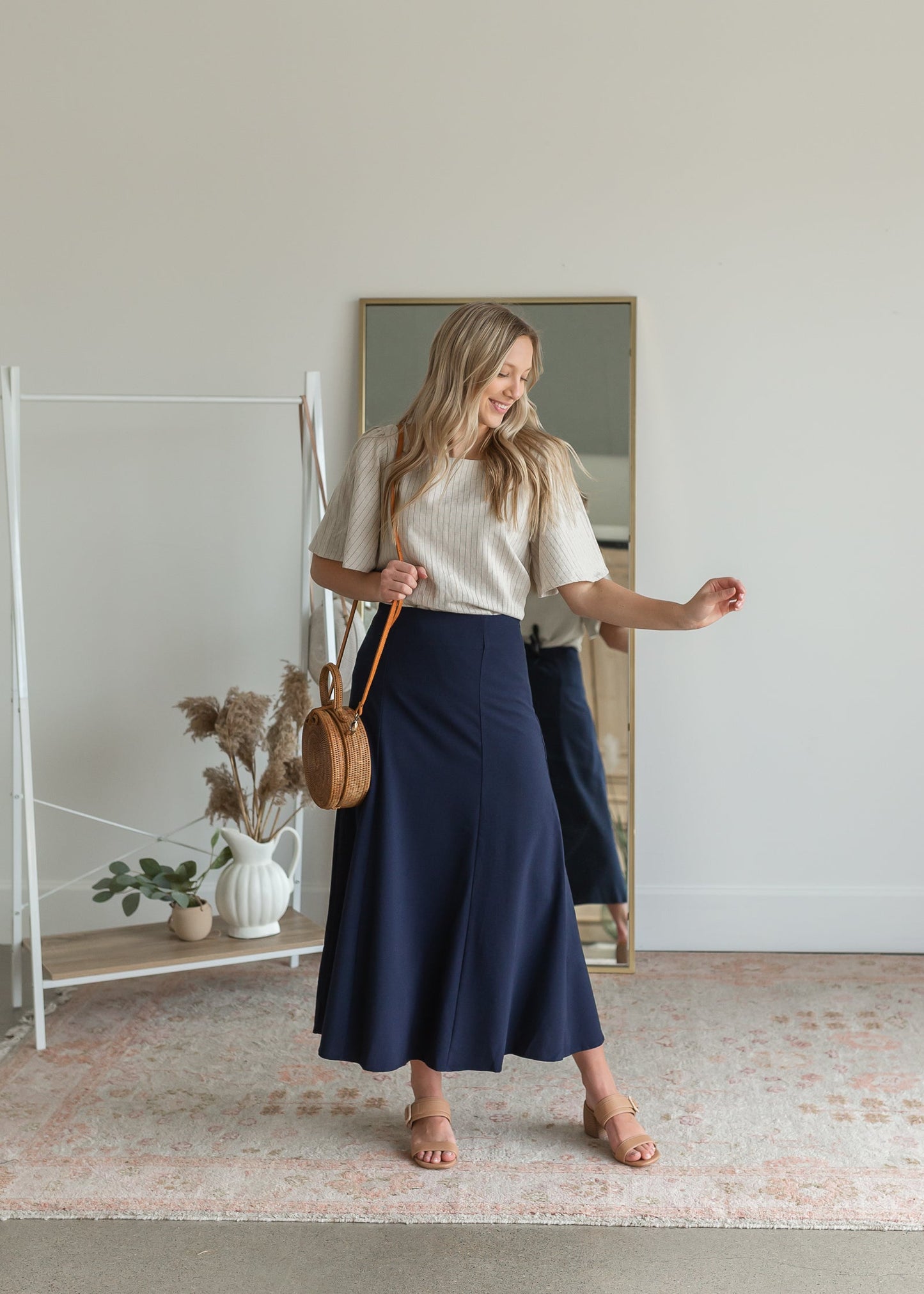 Hope Navy Dress Skirt Skirts Dongguan Haohoo Clothing