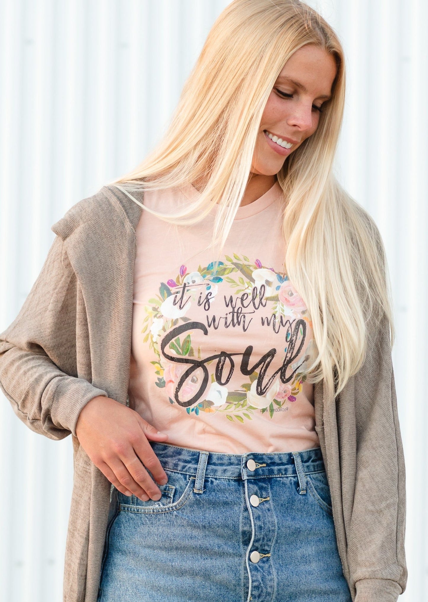 It is Well With My Soul Graphic Tee Tops