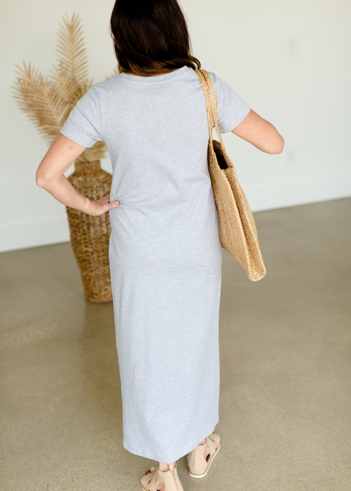 Jane Gray T-Shirt Maxi Dress - FINAL SALE Dresses