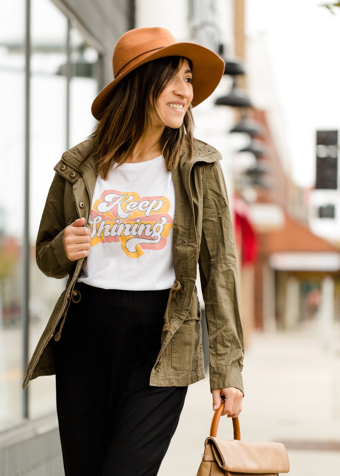 Keep Shining Graphic Tee - FINAL SALE Tops