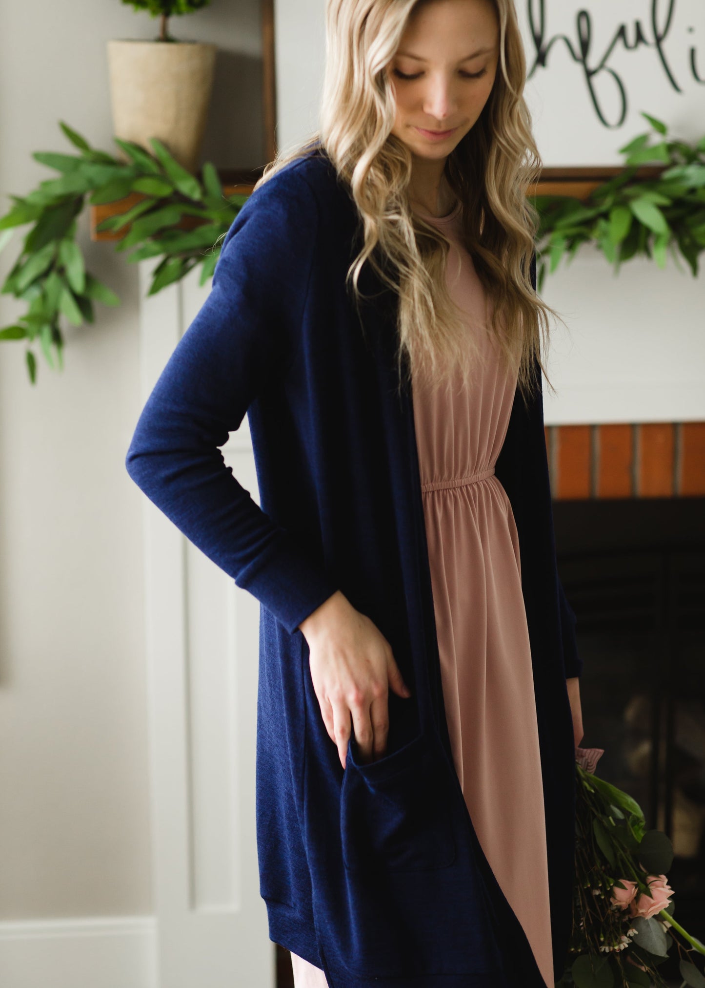 Kylie Pink Flutter Sleeve Midi Dress - FINAL SALE Dresses