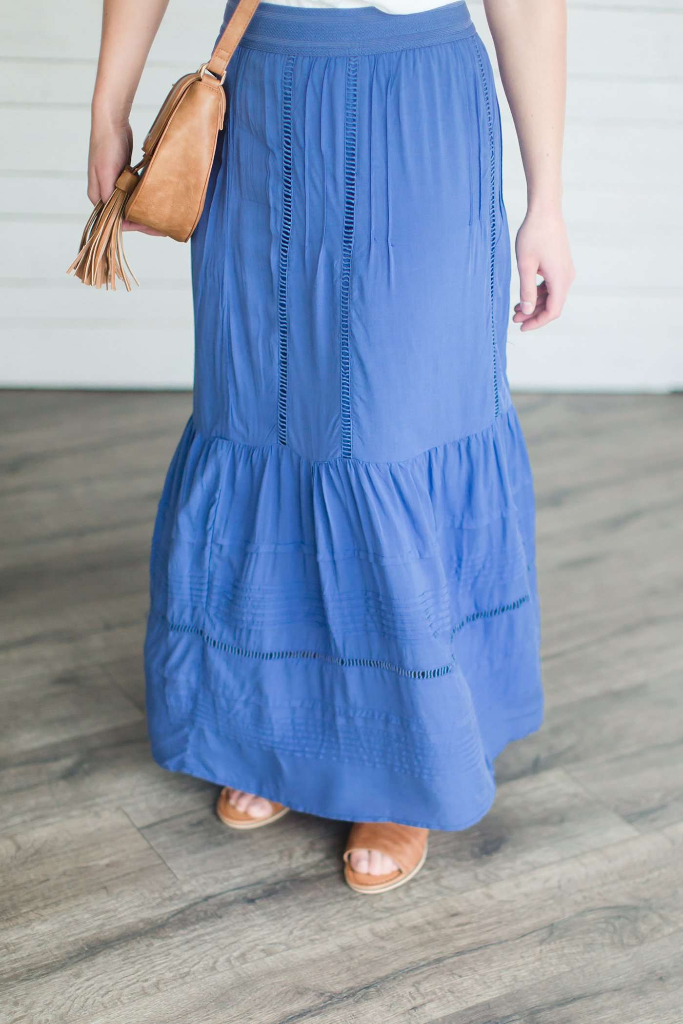 Layered Woven Maxi Skirt - FINAL SALE Skirts