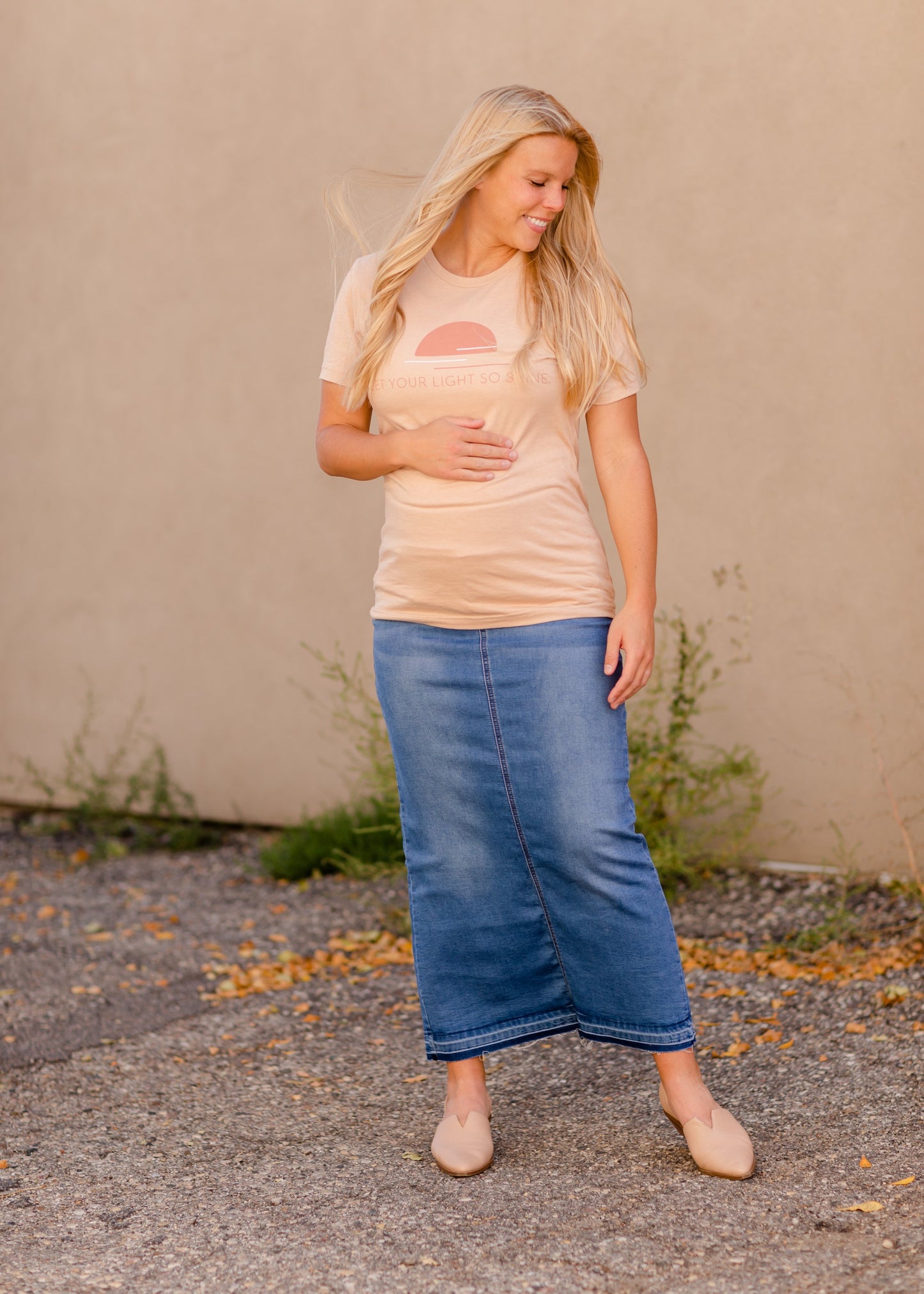 Let Your Light So Shine Graphic Tee Tops Inherit