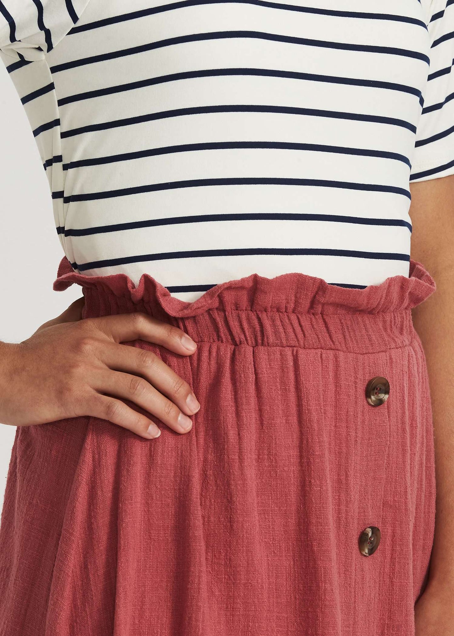 Lightweight Ruffle Skirt Skirts