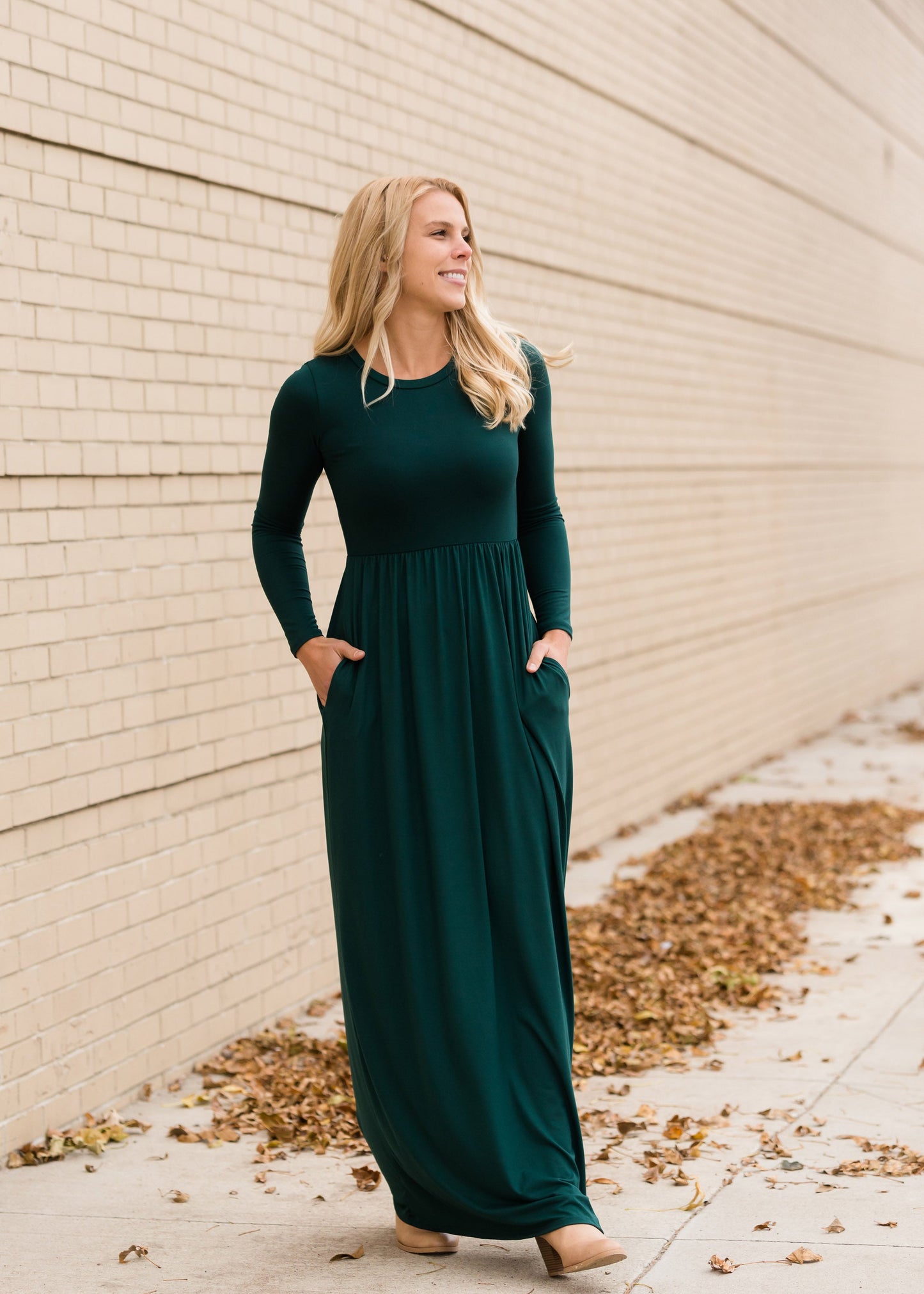 Long Sleeve Buttery Soft Maxi Dress - FINAL SALE Dresses
