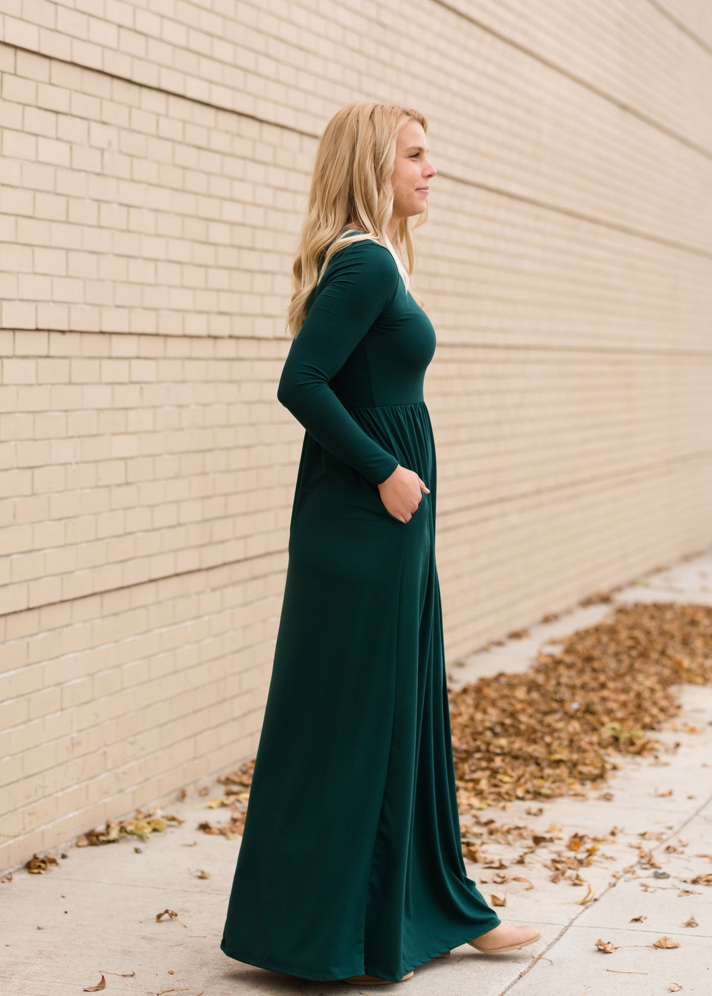 Long Sleeve Buttery Soft Maxi Dress - FINAL SALE Dresses