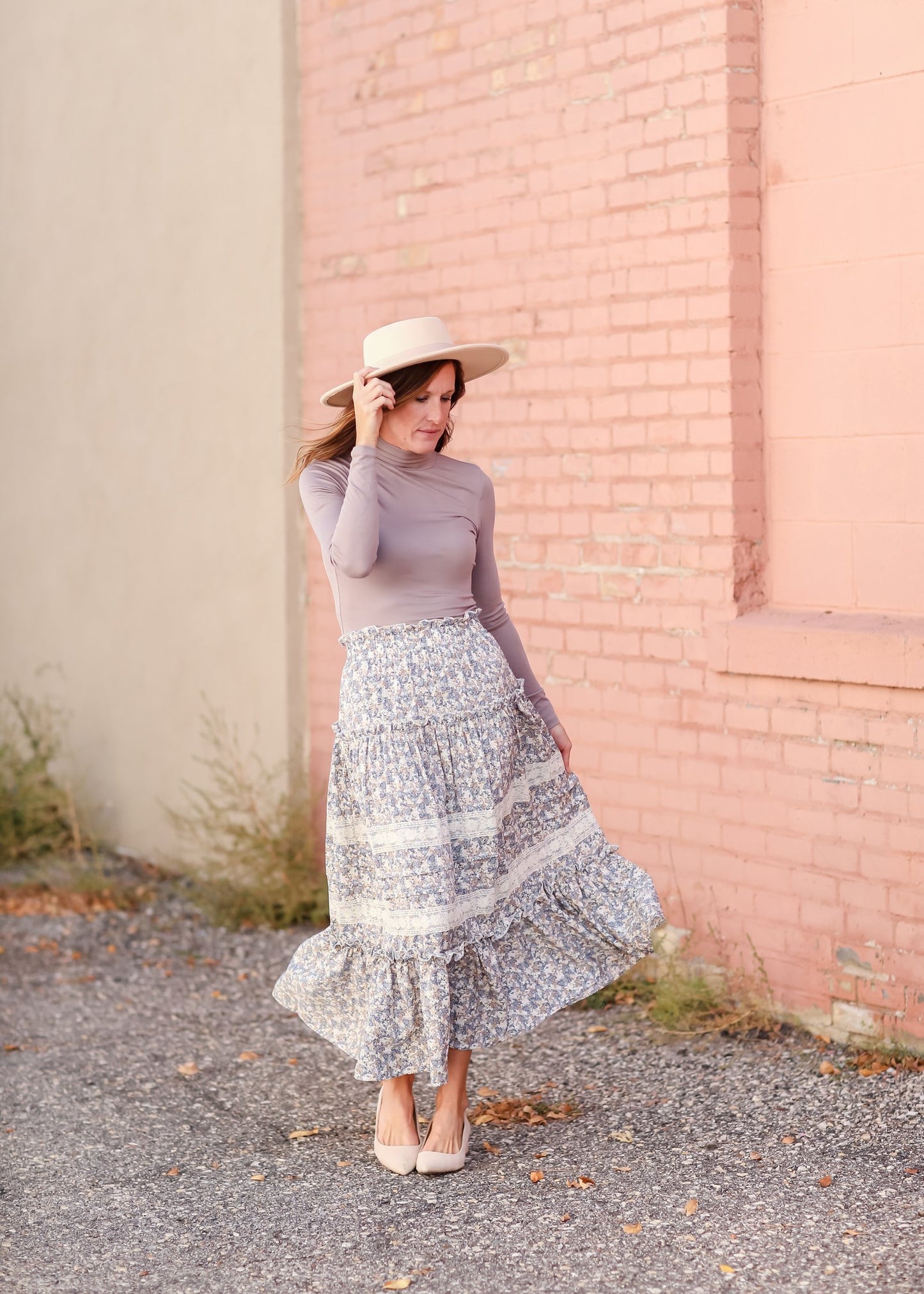 Long Sleeve Layering Turtle Neck Top Tops By Together