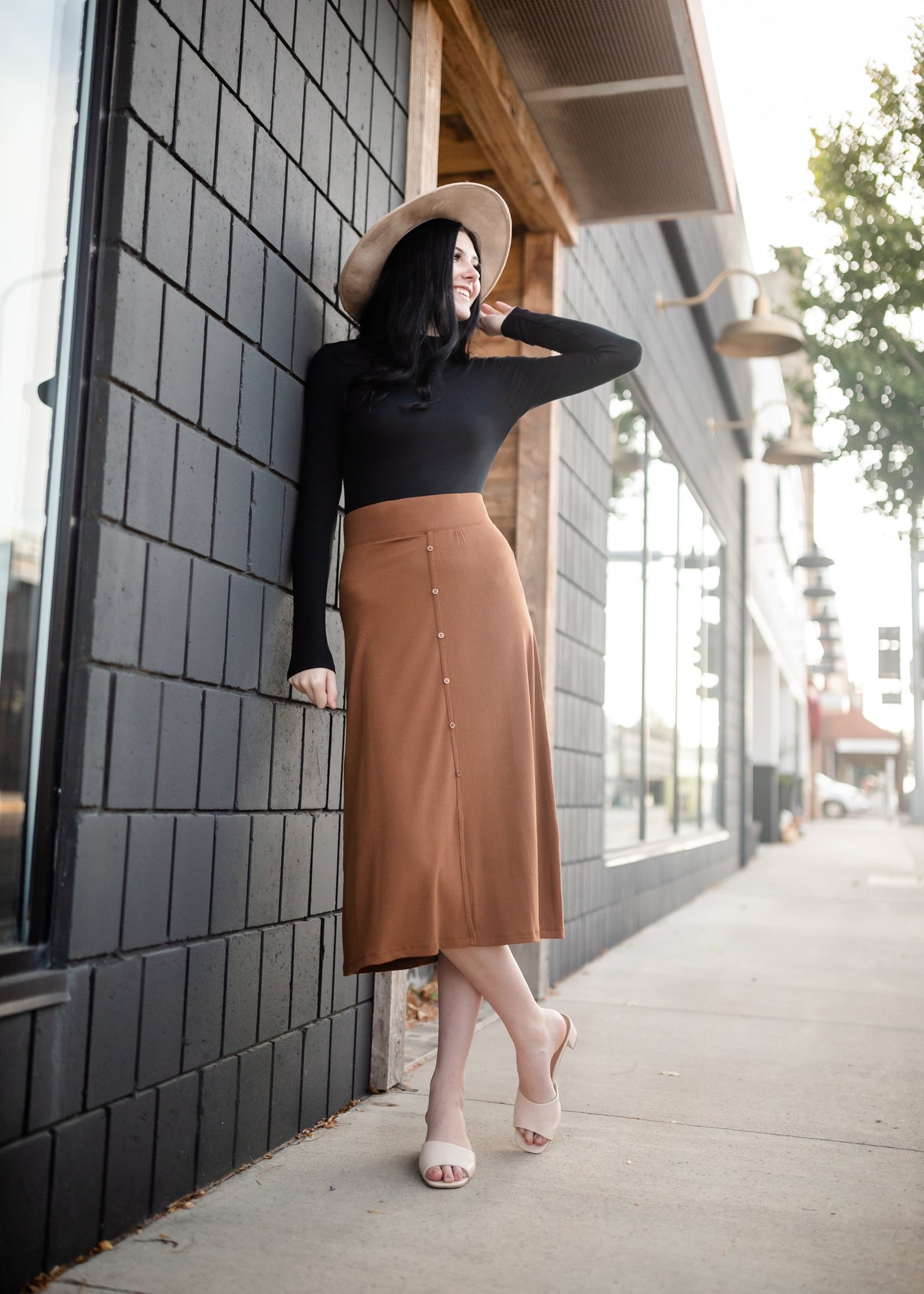 Long Sleeve Layering Turtle Neck Top Tops By Together