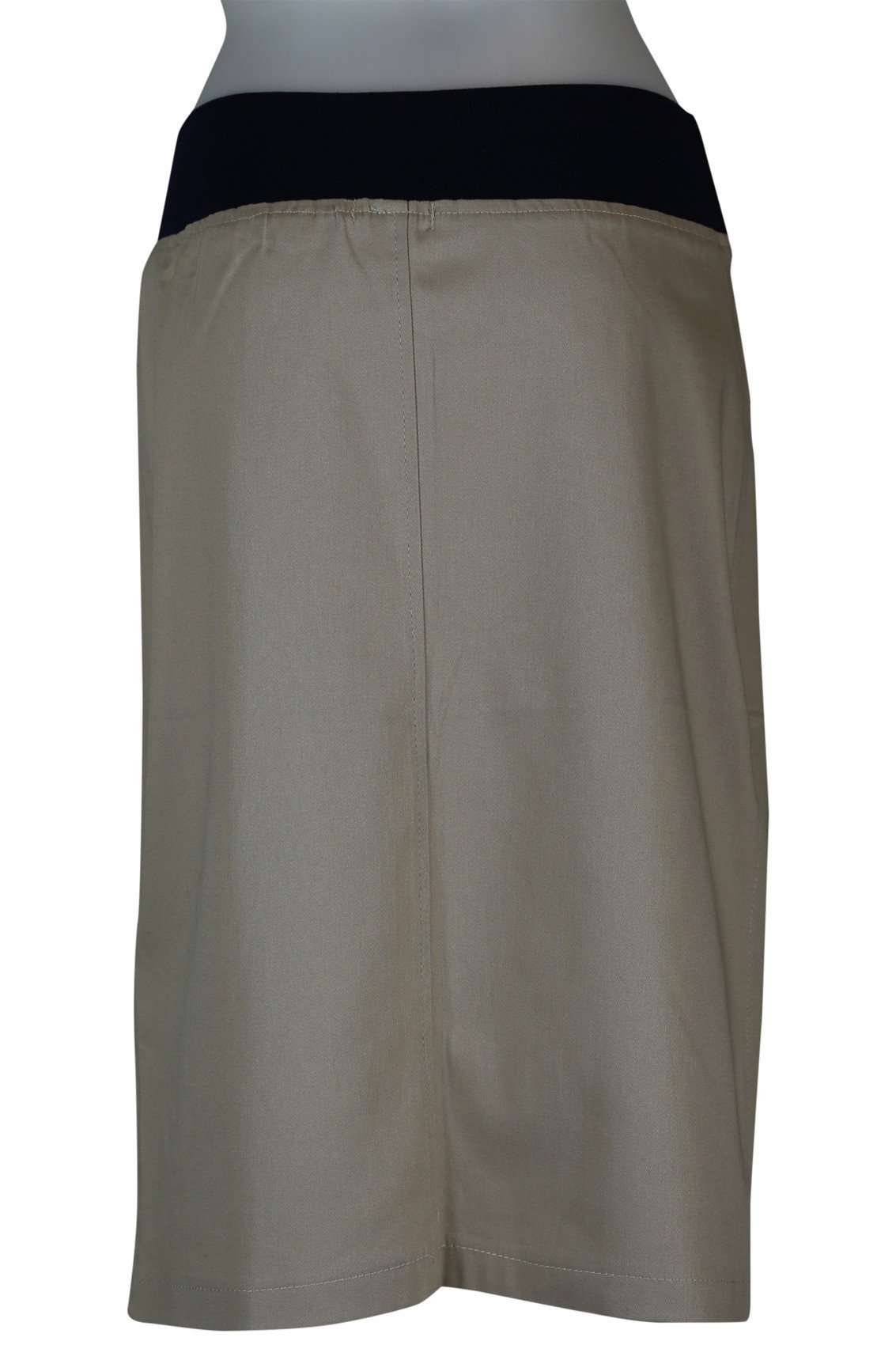 Lounge-N-Khaki Skirt | Below Knee Twill Skirt Sizes 2-14