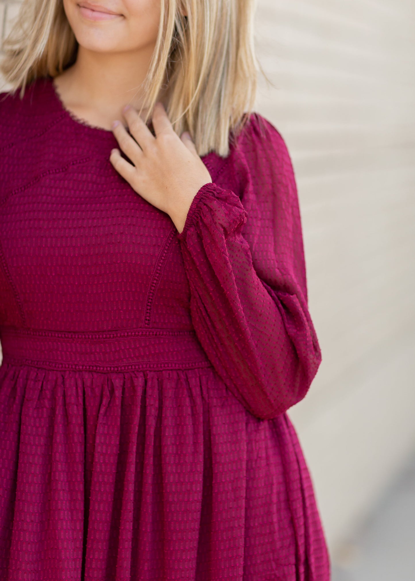 Lurex Midi Dress with Lace Trim Detail Dresses