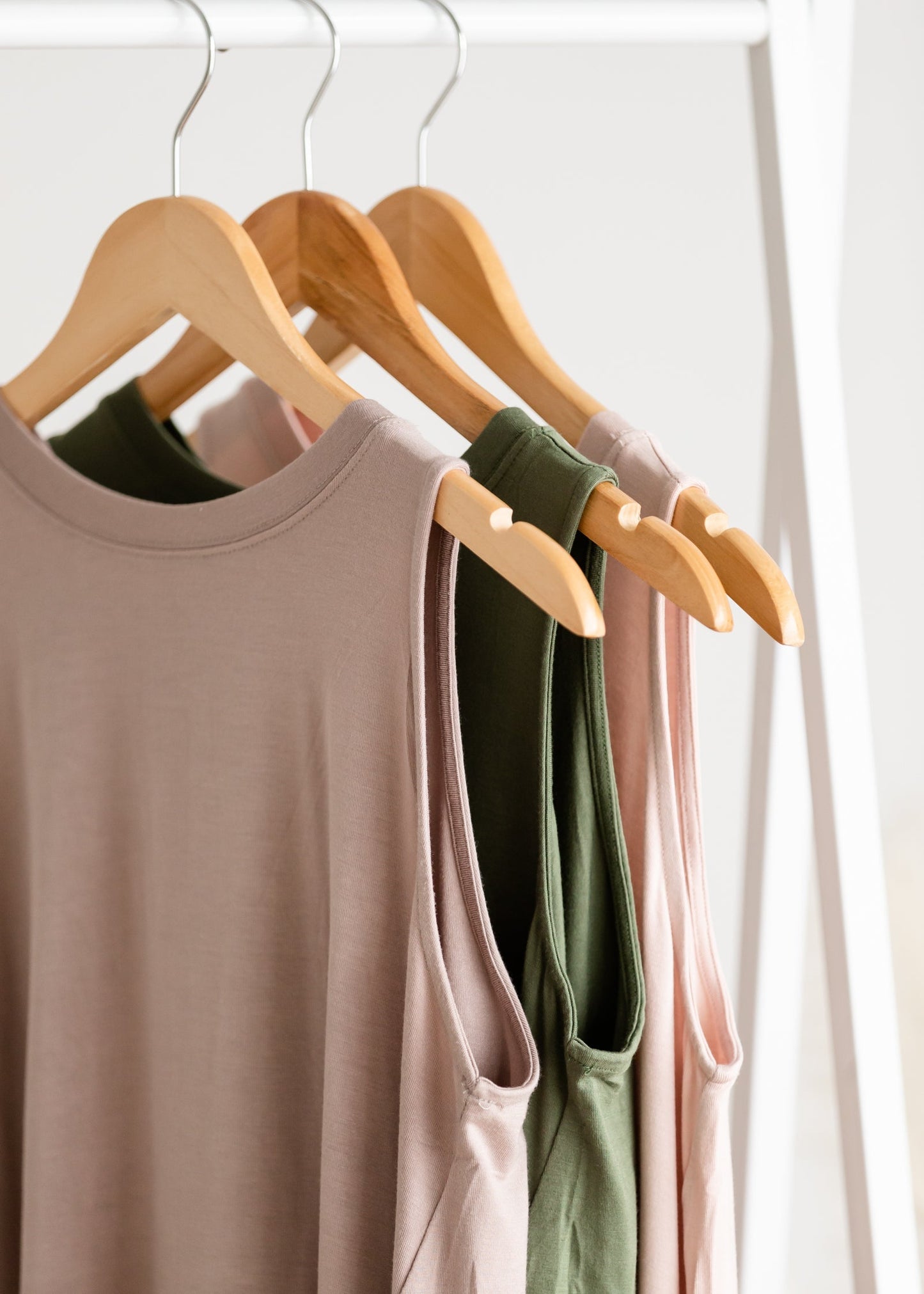 Luxe Round Neck Hi-Low Hem Tank Top Shirt Zenana