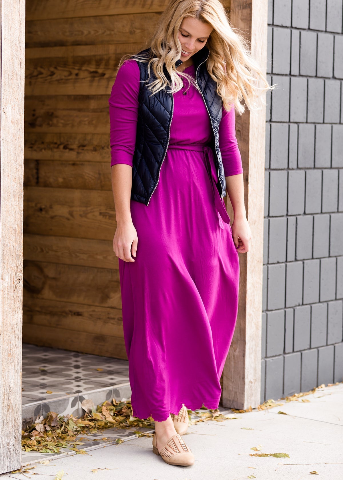 Lydia Button Front Maxi Dress - FINAL SALE Dresses