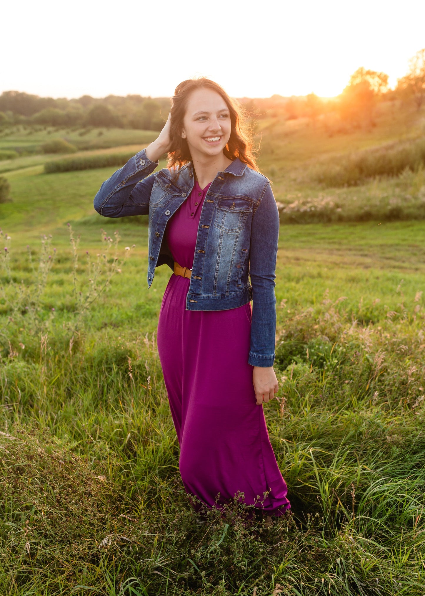 Lydia Button Front Maxi Dress - FINAL SALE Dresses