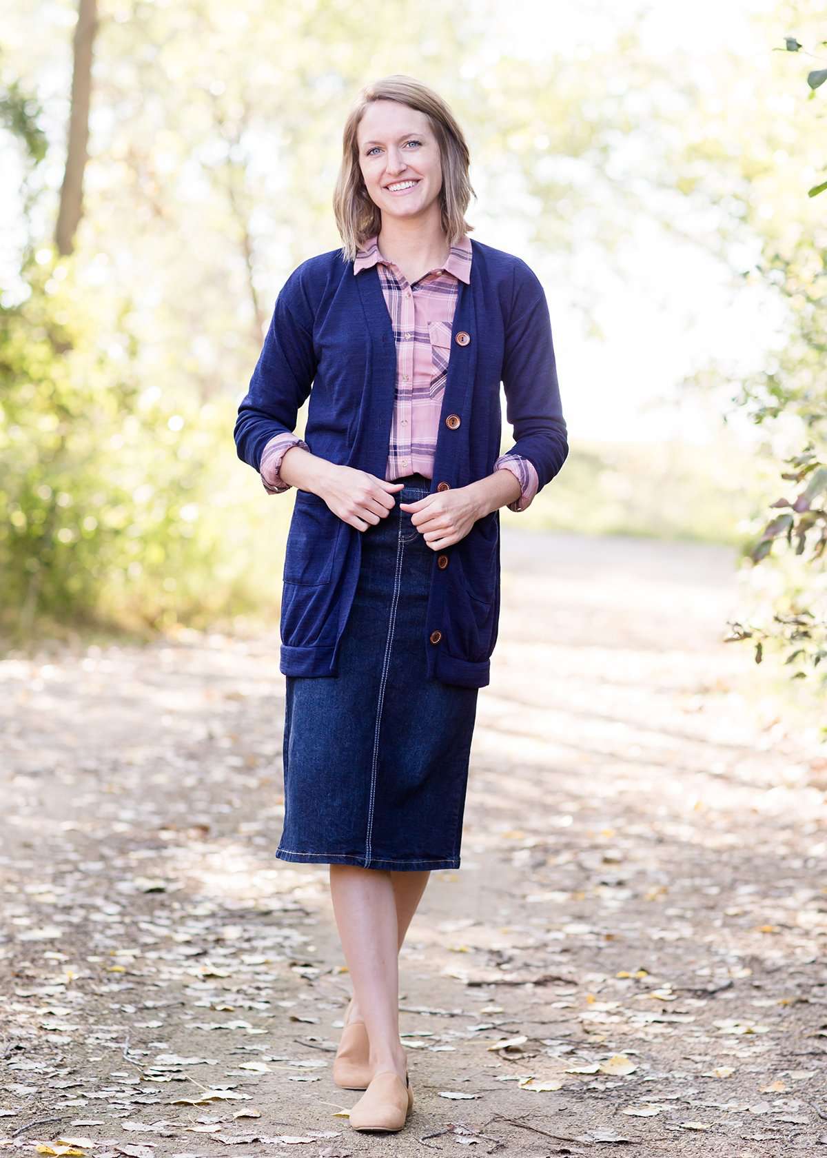 Mauveberry Plaid Top - FINAL SALE Tops