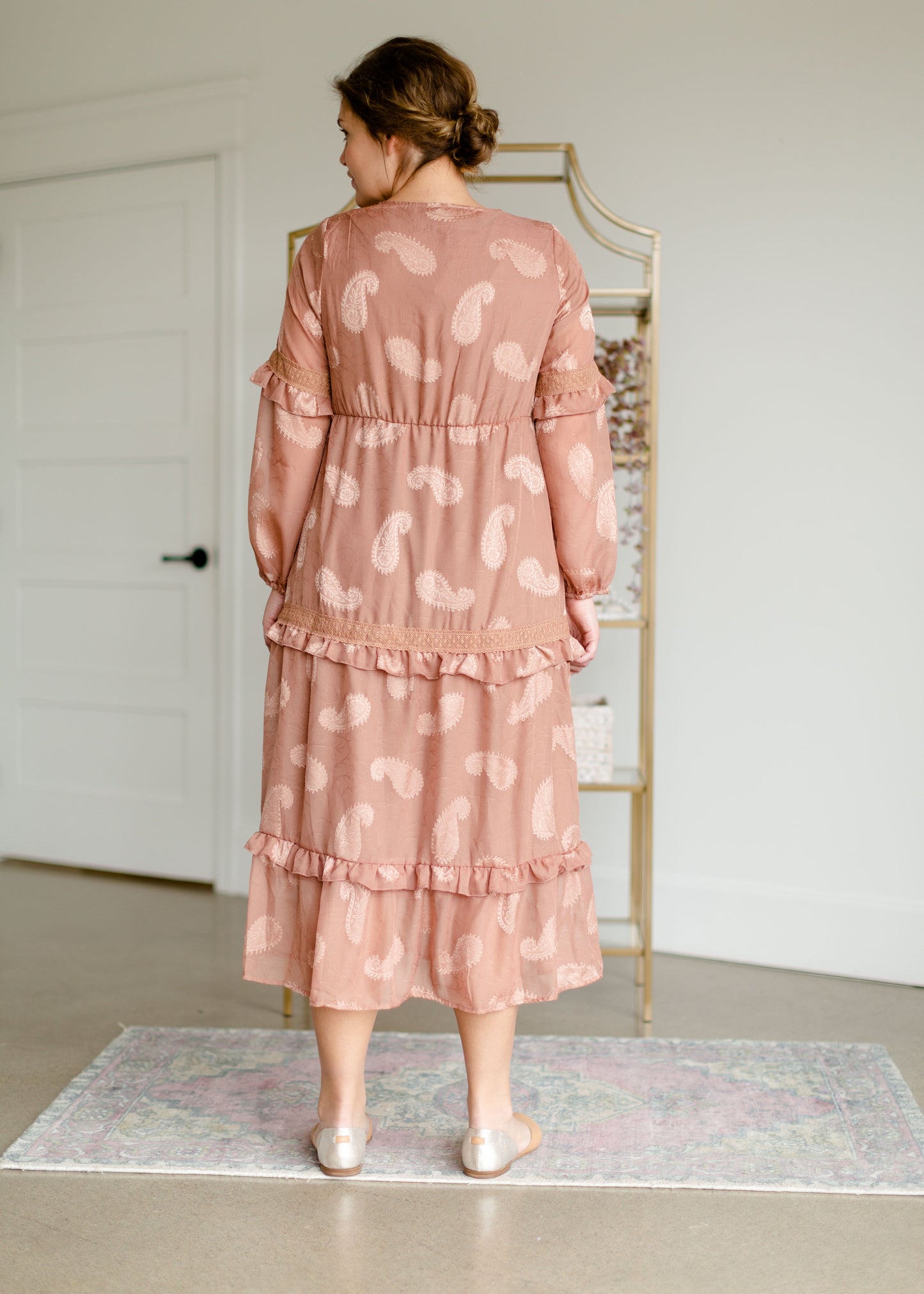Maxi Dress with Pintuck Detail Dresses Polagram & BaeVely
