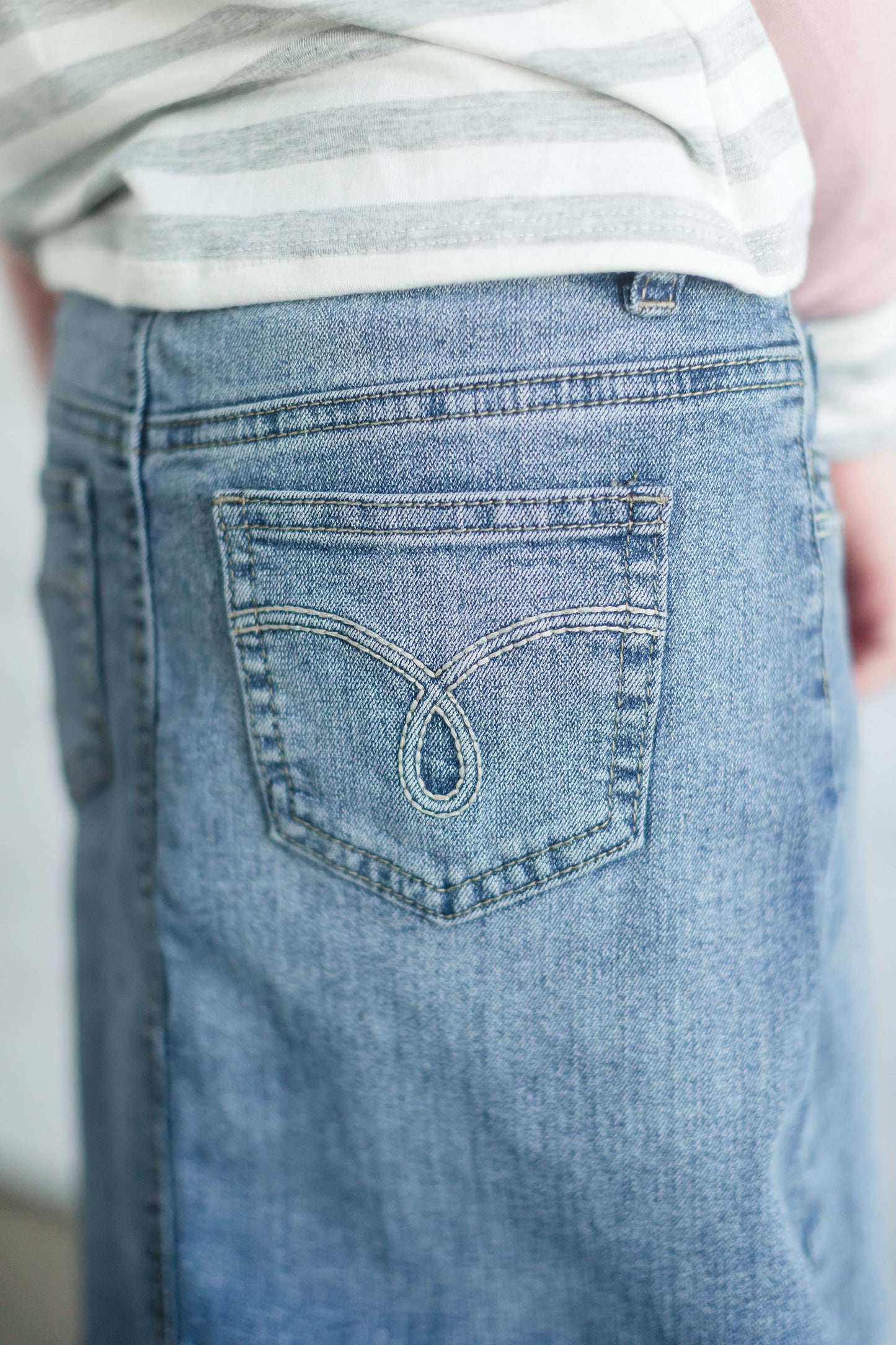 Mika Long Denim Skirt Skirts