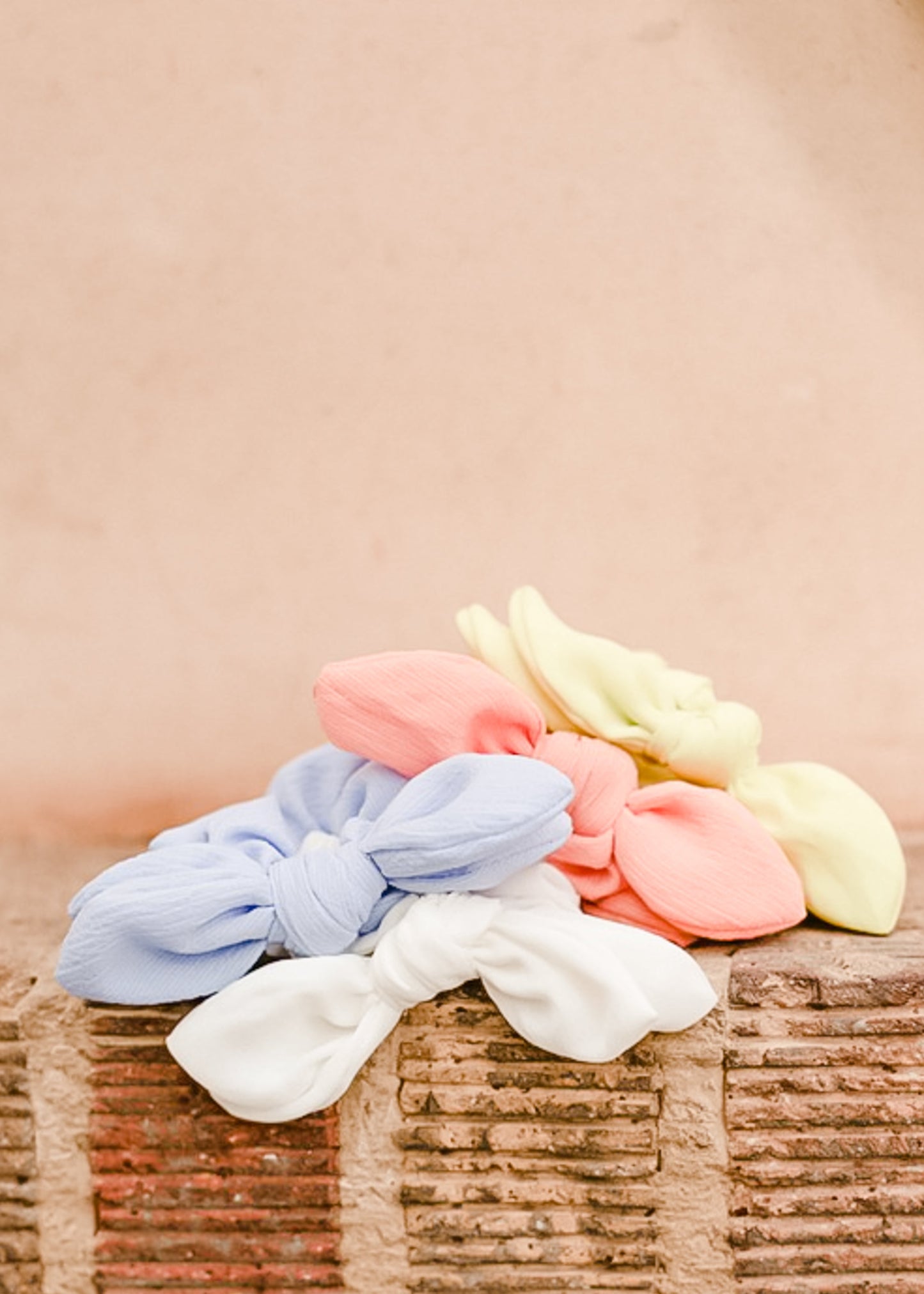 Multi Color Bow Hair Scrunchie - FINAL SALE Accessories