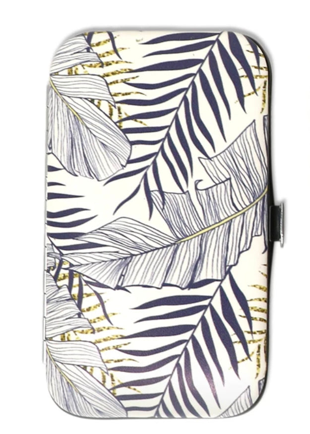 Navy + Gold Leaf 5 Piece Manicure Set Home & Lifestyle