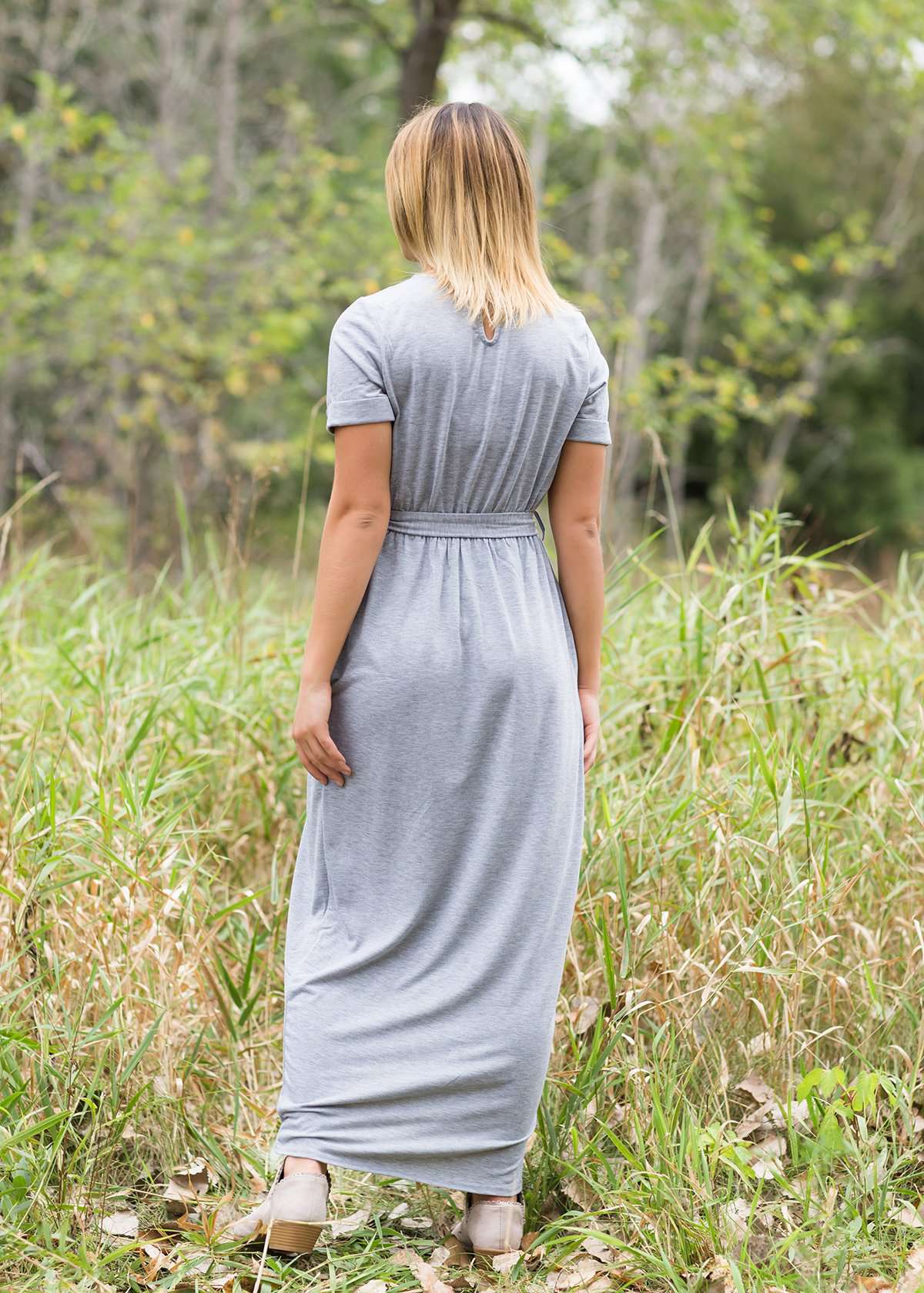 Overlap Solid Skirt Dress - FINAL SALE Dresses
