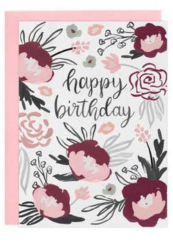 Peony Floral Birthday Card Home & Lifestyle
