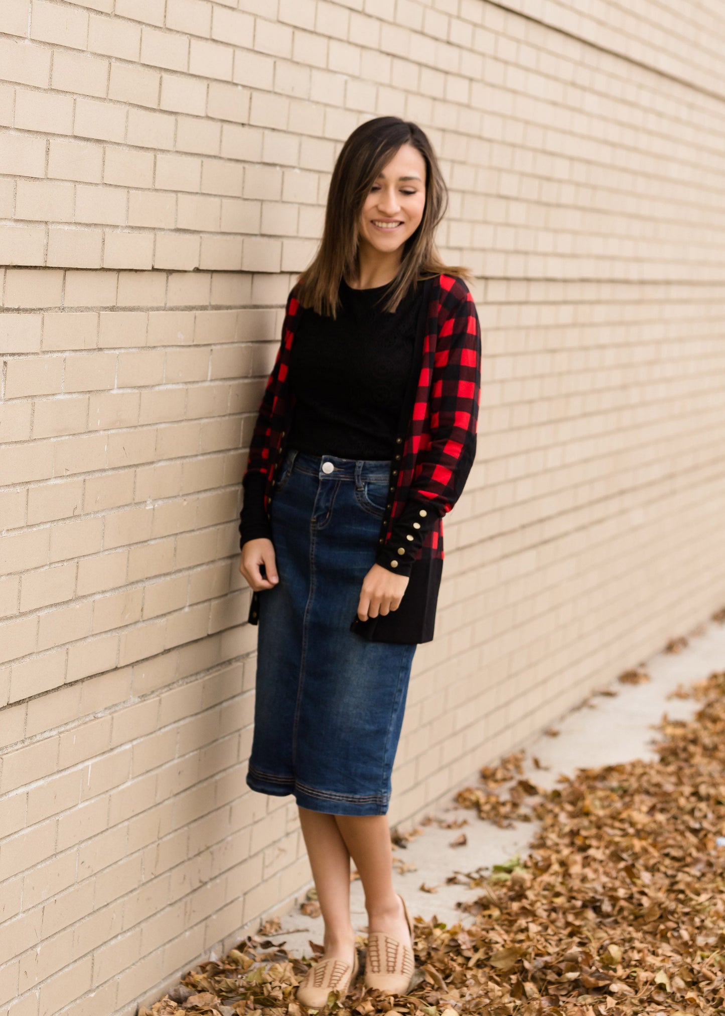 Plaid Snap Button Cardigan - FINAL SALE Layering Essentials