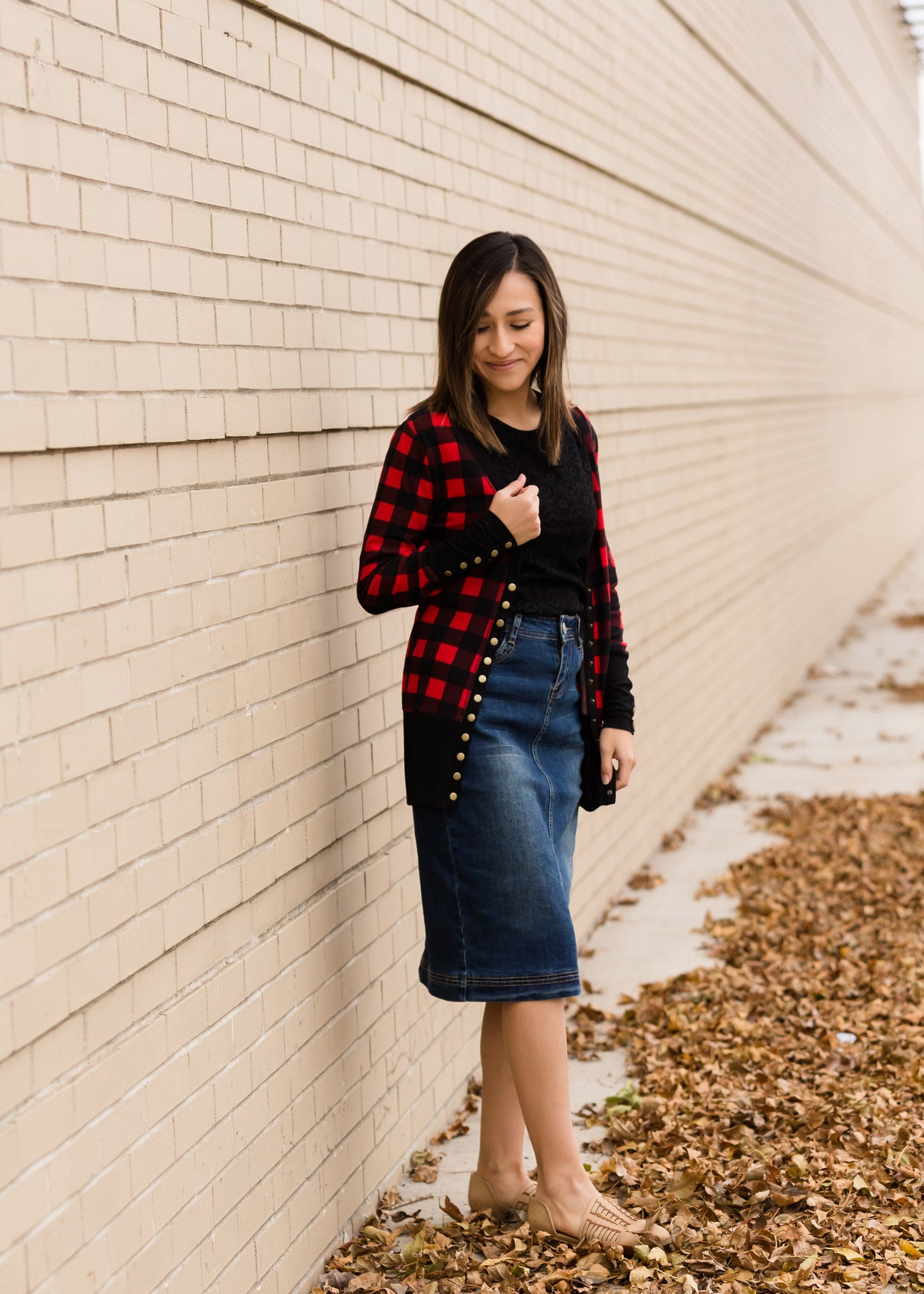 Plaid Snap Button Cardigan - FINAL SALE Layering Essentials