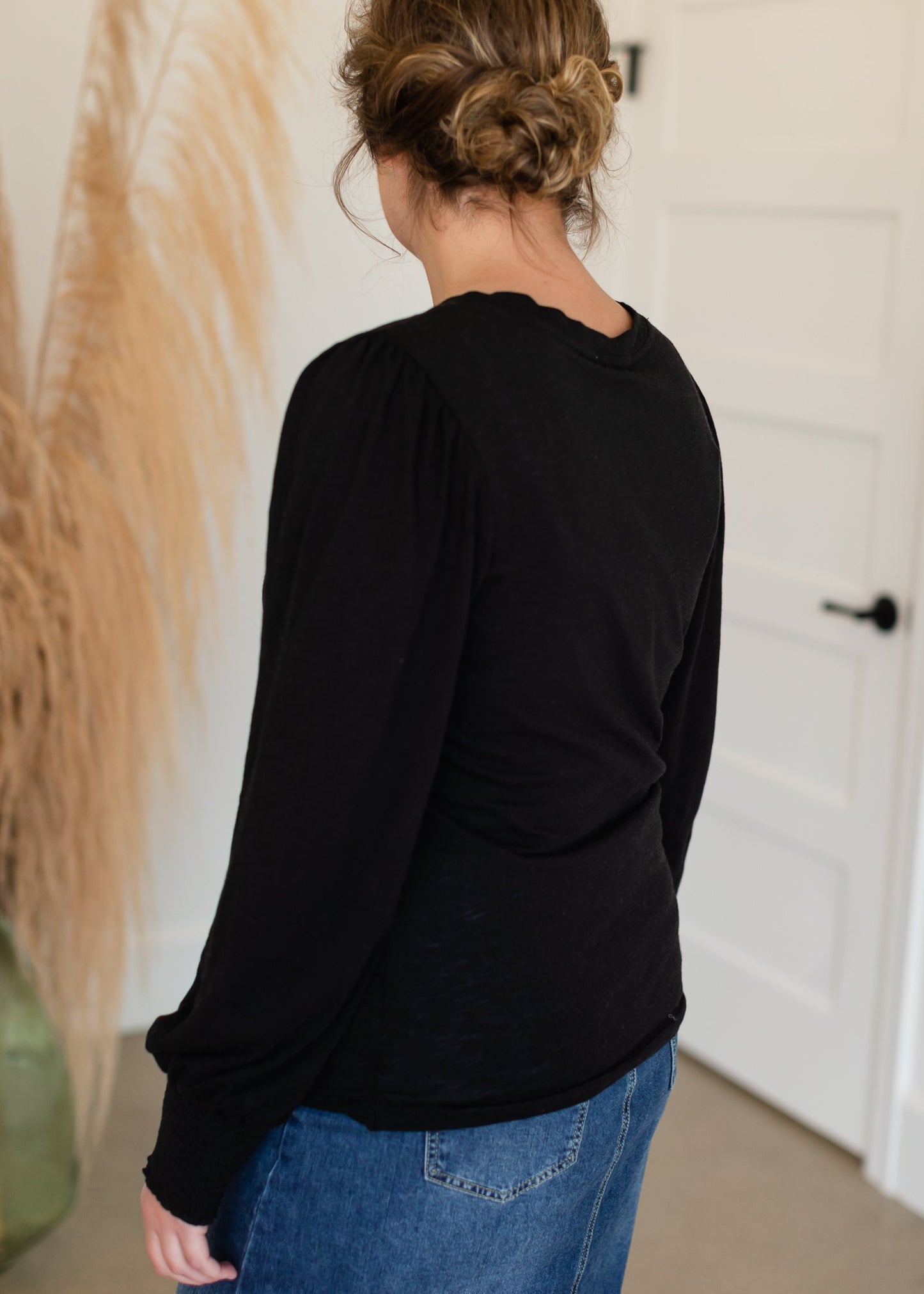 Rebel Brushed Slub Jersey Long Sleeve Top Tops Z Supply