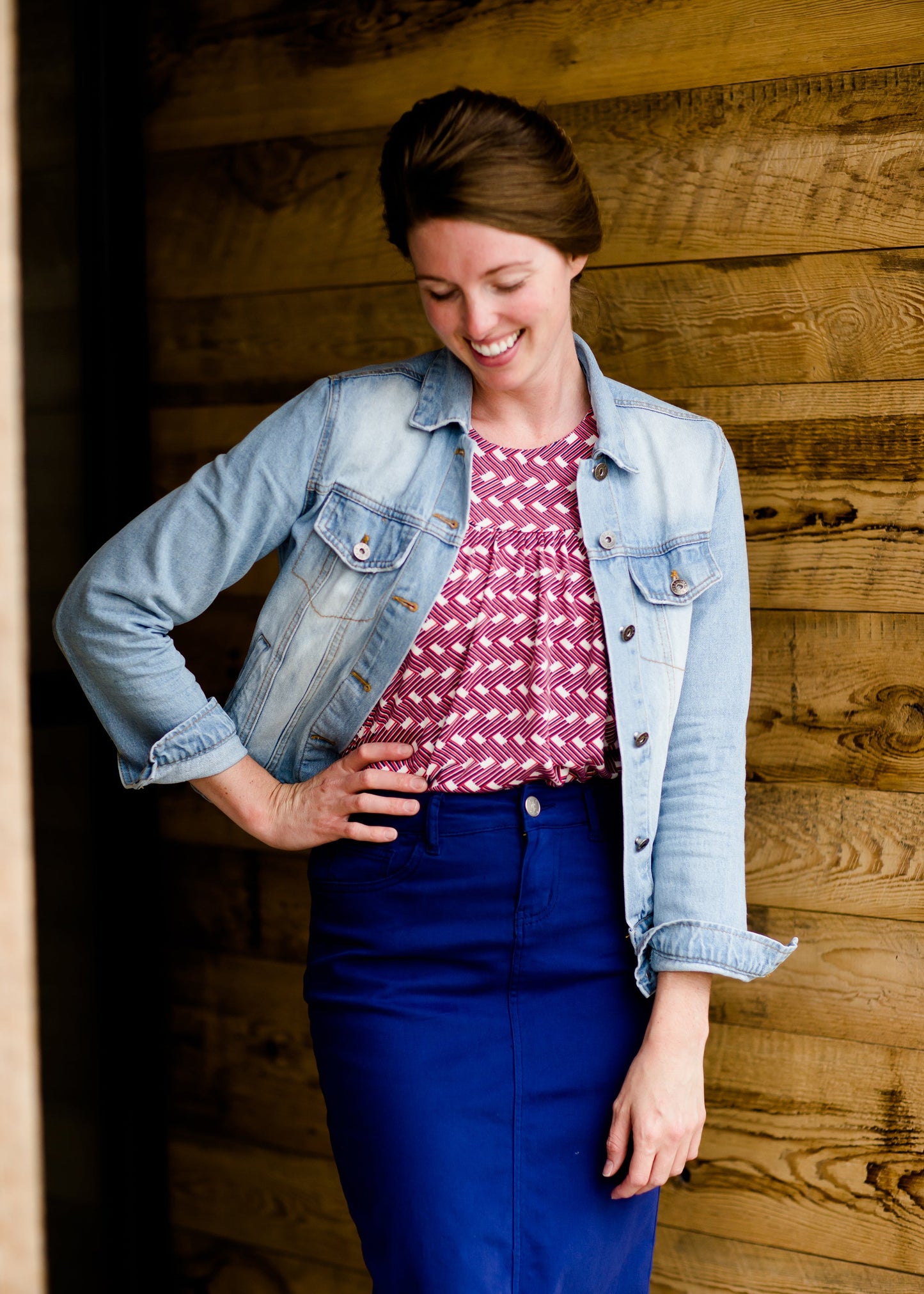 Remi Cobalt Blue Midi Skirt - FINAL SALE Skirts