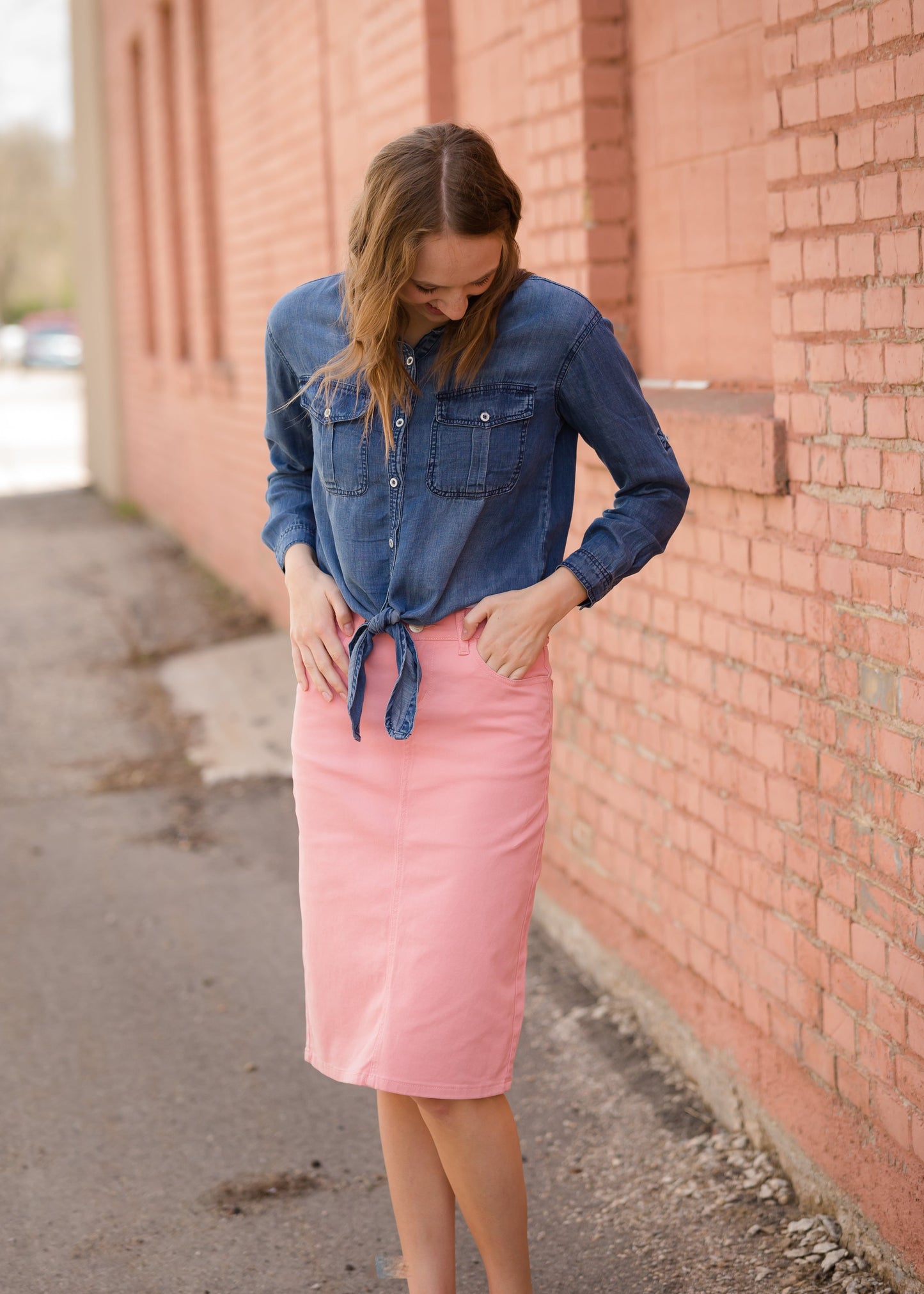 Remi Pink Midi Skirt - FINAL SALE Skirts