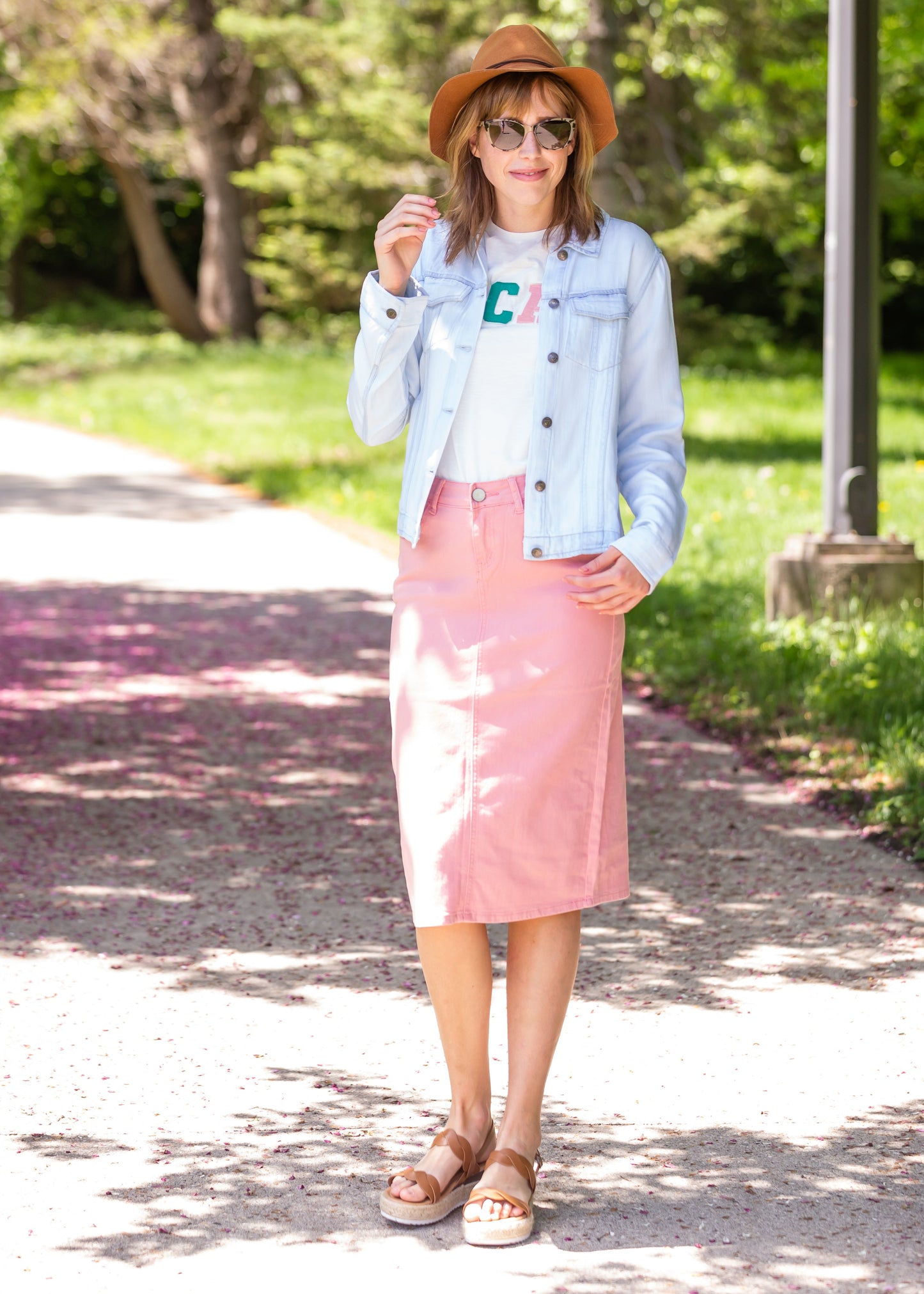 Remi Pink Midi Skirt - FINAL SALE Skirts