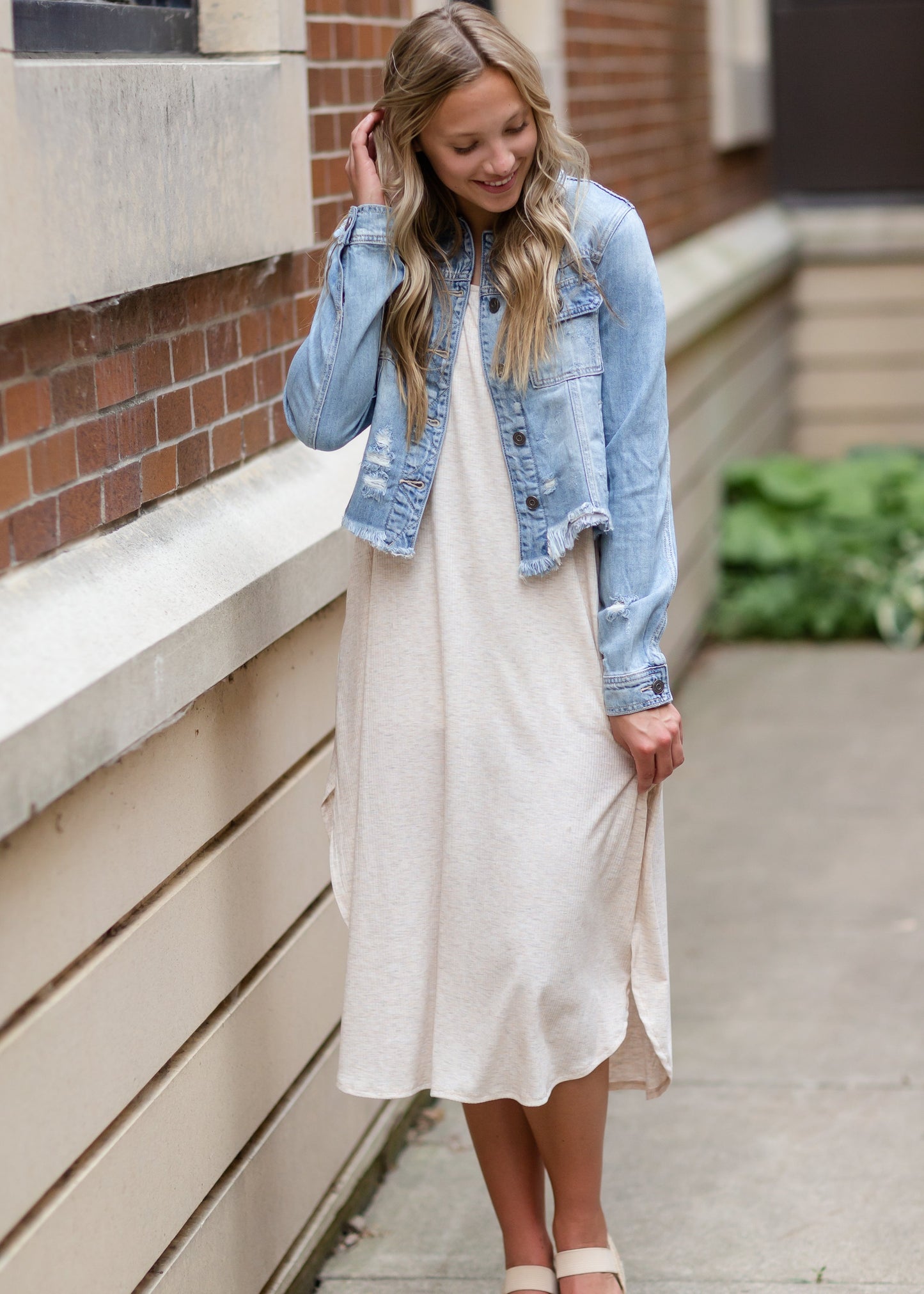 Rib Knit Sleeveless Dress Dresses