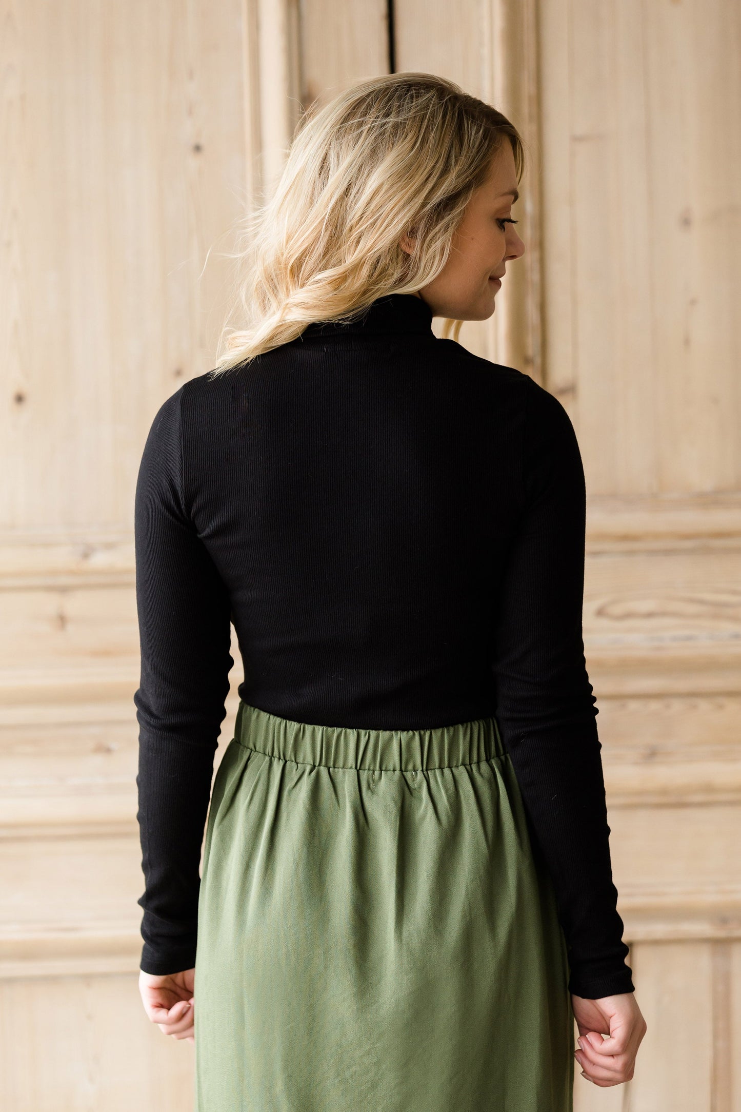 Ribbed Long Sleeve Turtleneck - FINAL SALE Tops