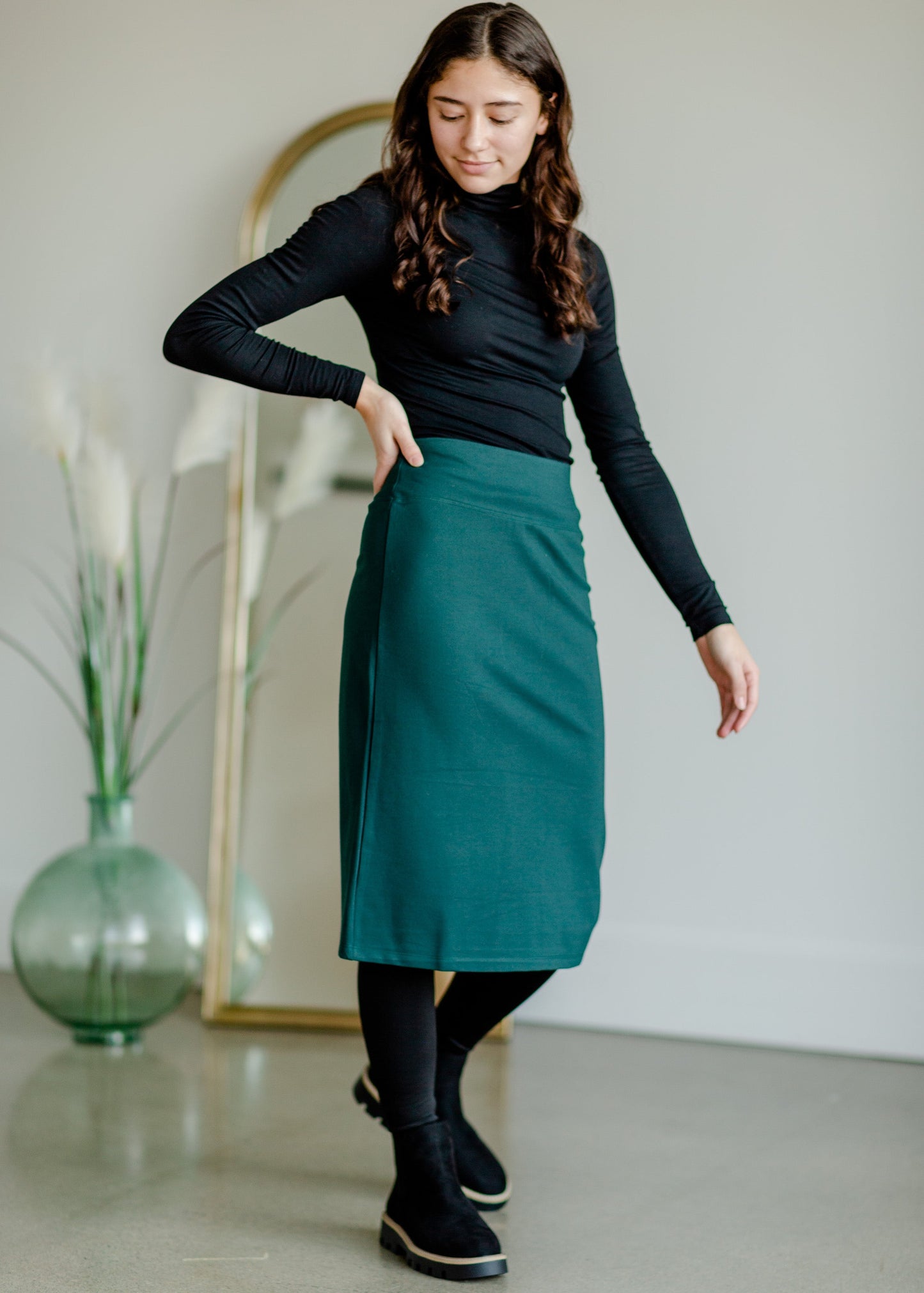 Ribbed Long Sleeve Turtleneck - FINAL SALE Tops 2Sable