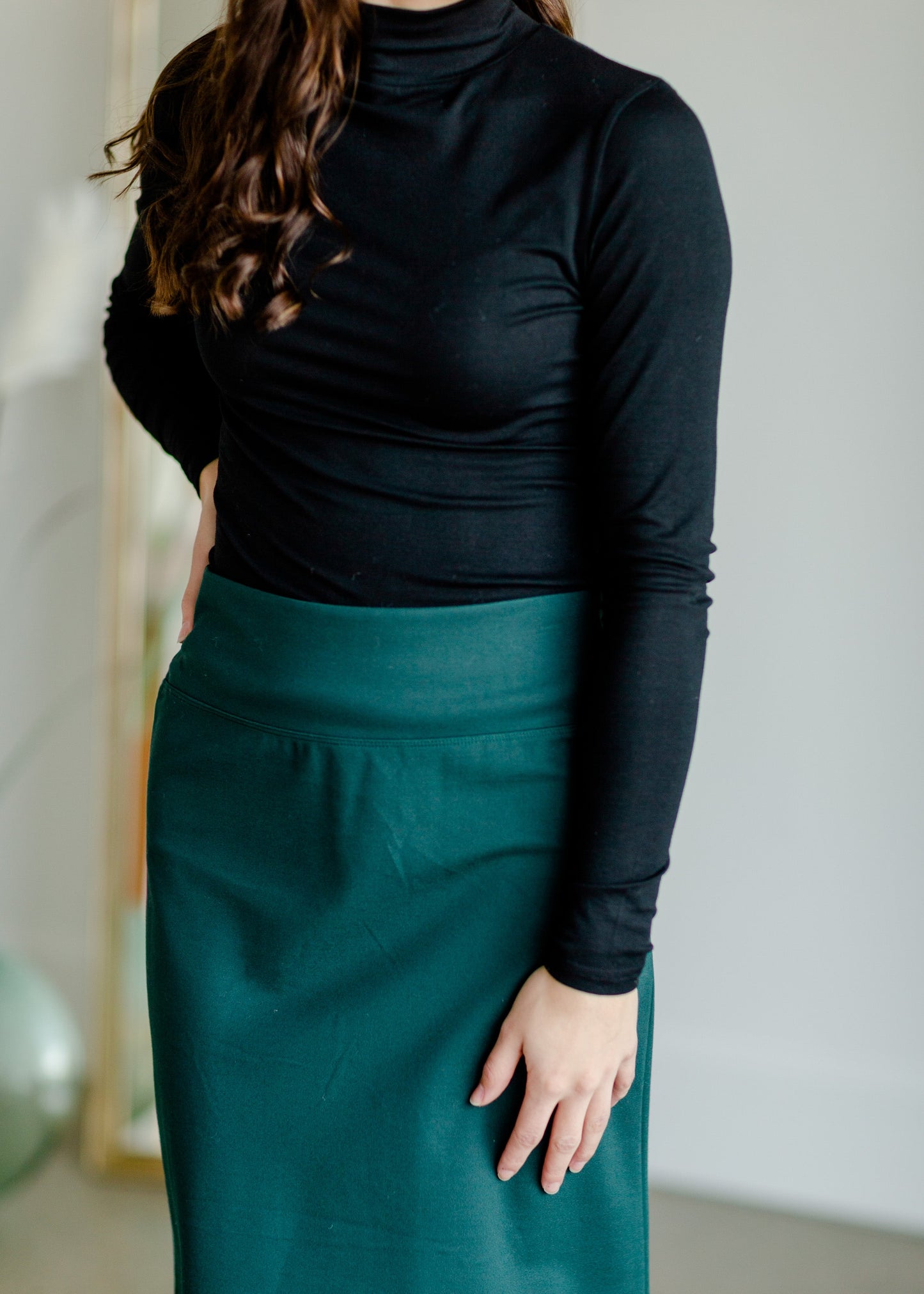 Ribbed Long Sleeve Turtleneck - FINAL SALE Tops 2Sable