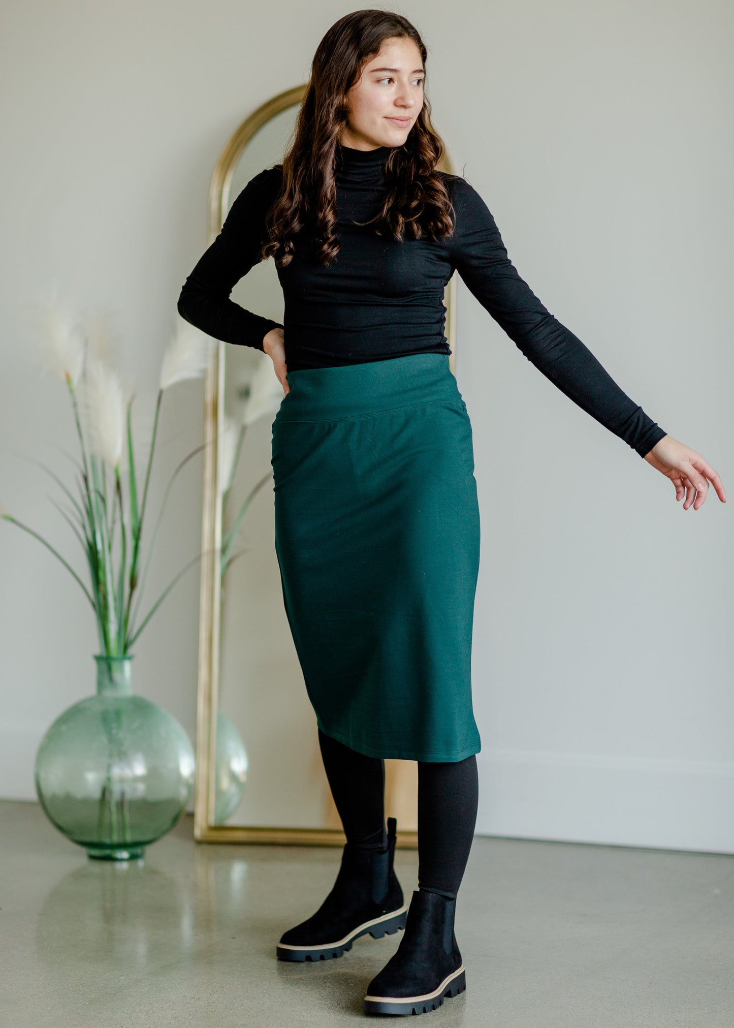 Ribbed Long Sleeve Turtleneck - FINAL SALE Tops 2Sable