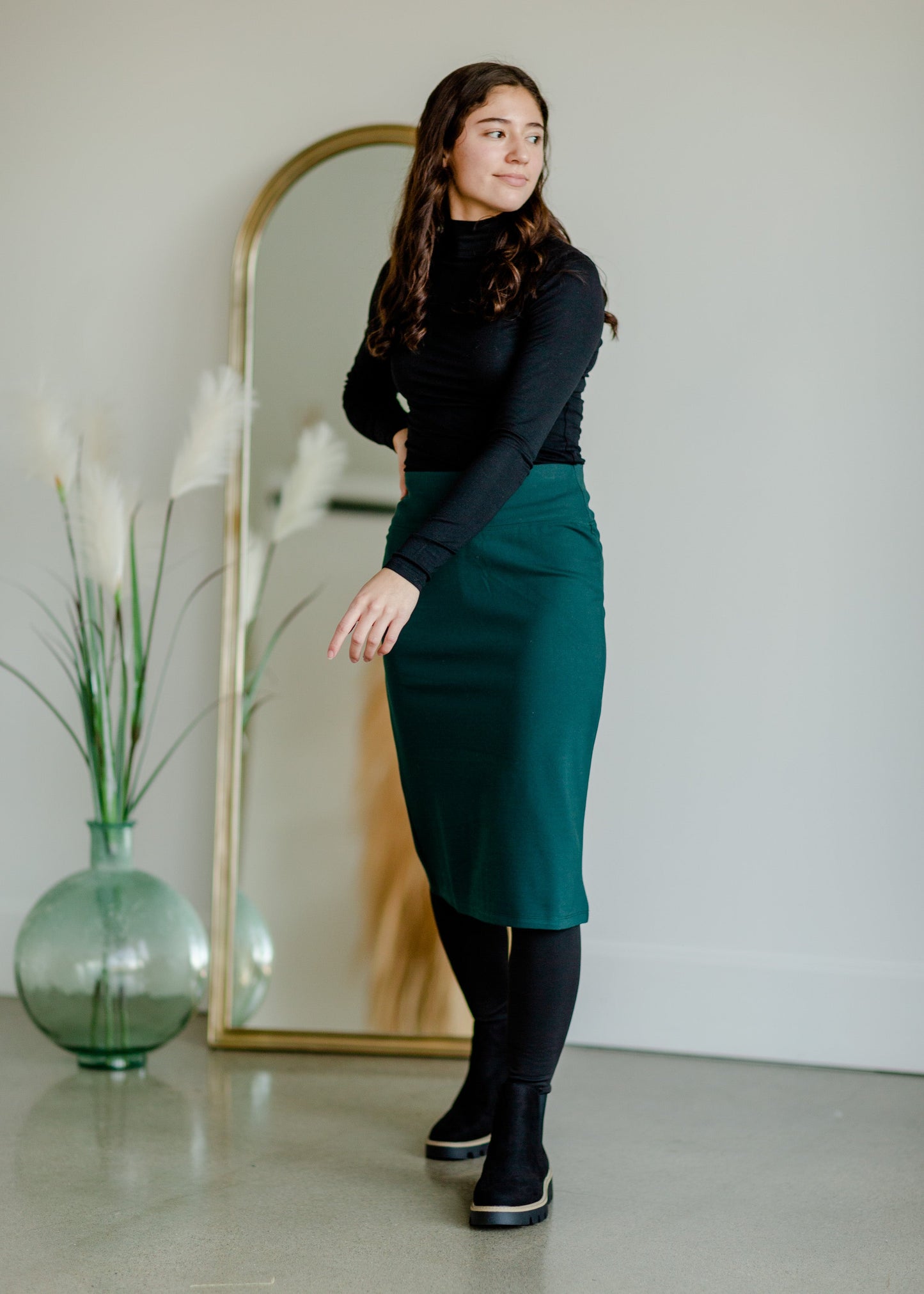 Ribbed Long Sleeve Turtleneck - FINAL SALE Tops 2Sable