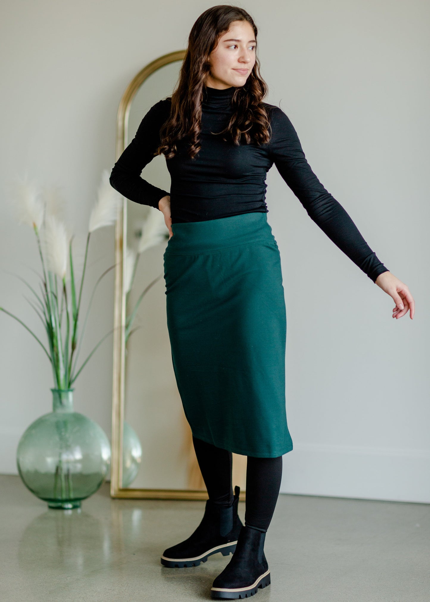 Ribbed Long Sleeve Turtleneck - FINAL SALE Tops 2Sable