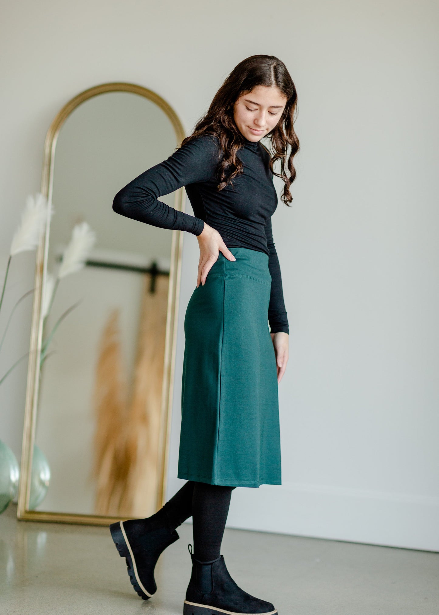 Ribbed Long Sleeve Turtleneck - FINAL SALE Tops 2Sable