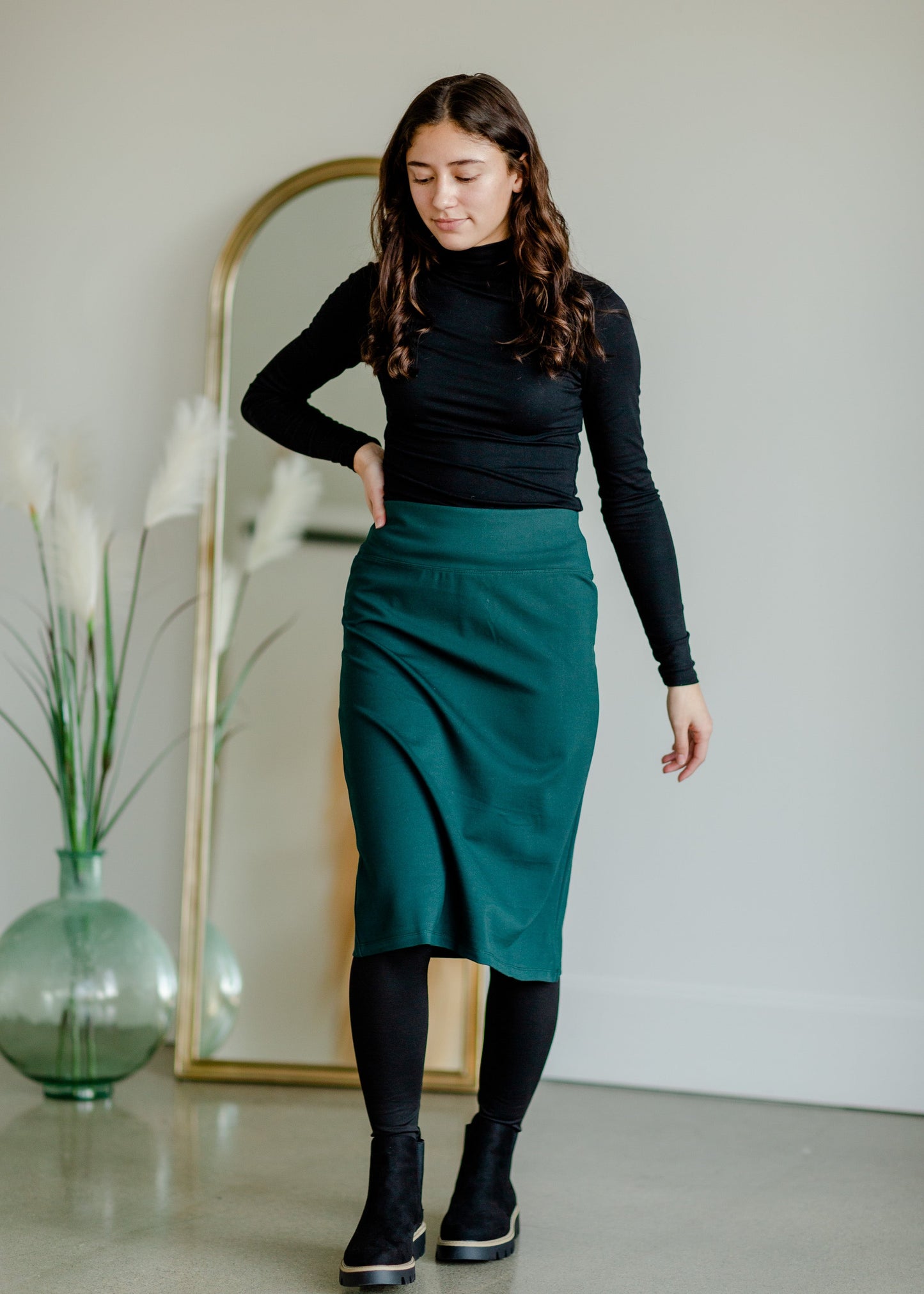 Ribbed Long Sleeve Turtleneck - FINAL SALE Tops 2Sable