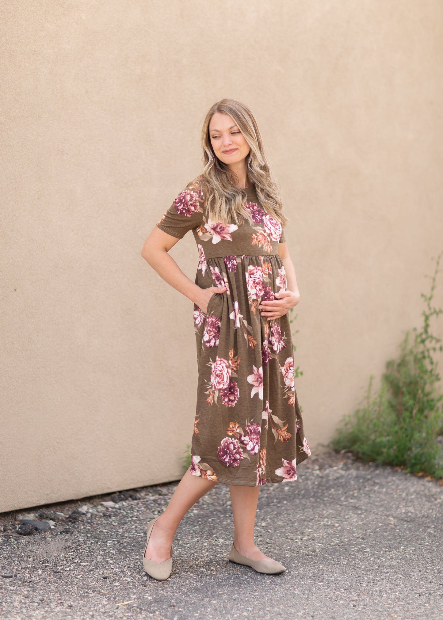 Round Neck Baby Doll Dress Dresses