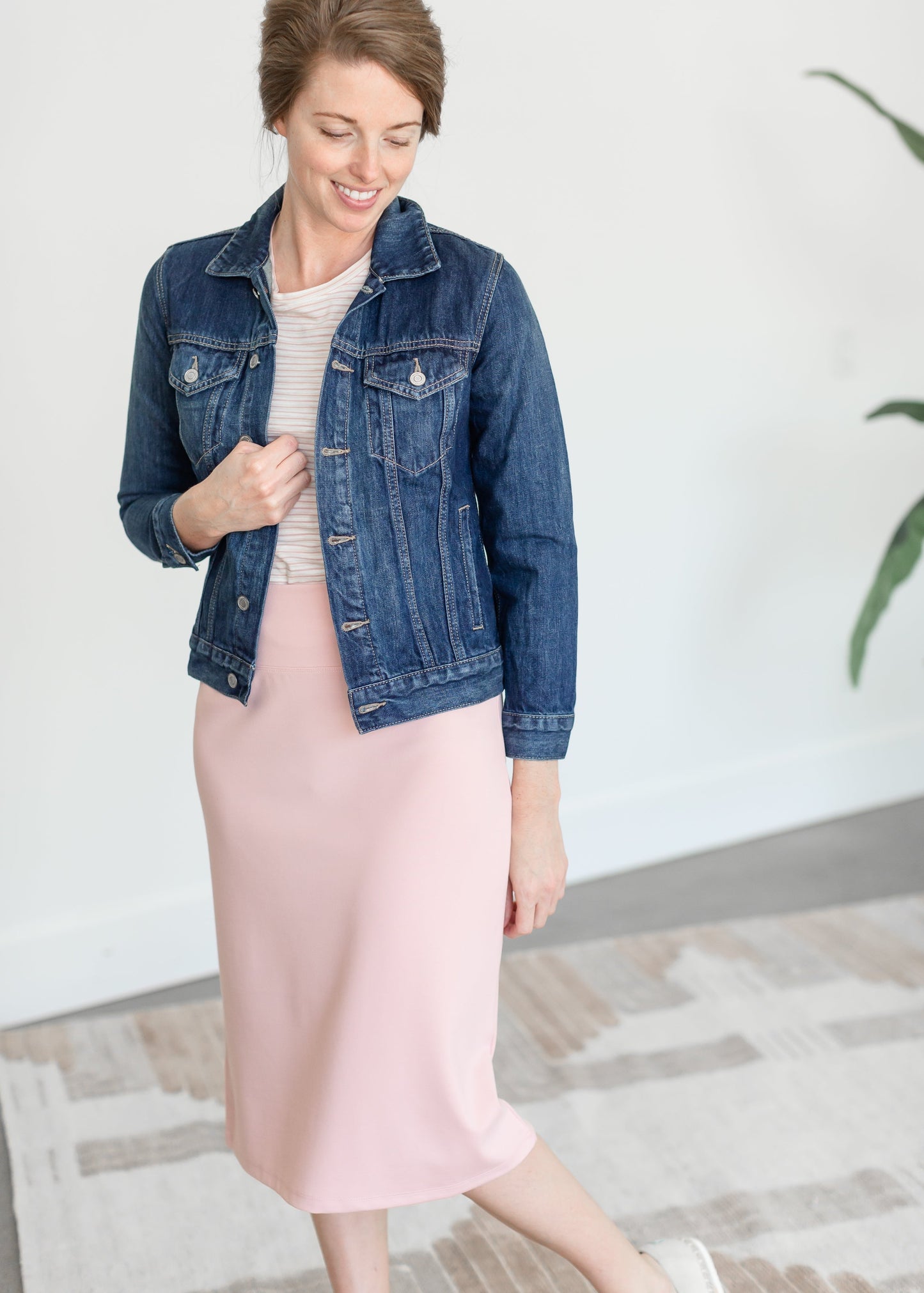 The Classic Cotton Jean Jacket Tops Blue / XS