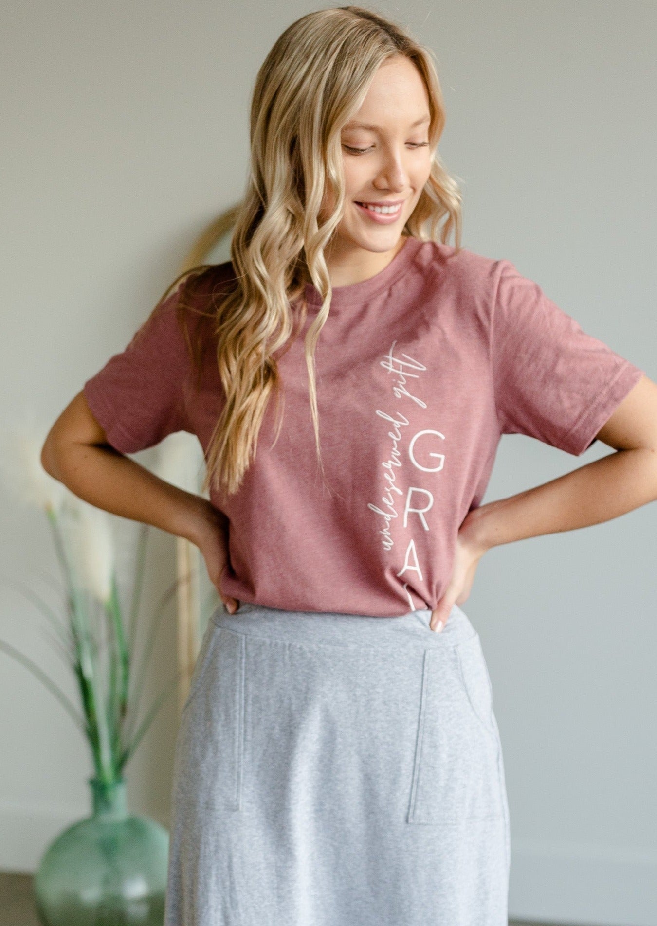 Undeserved Gift Grace Graphic Tee Tops Inherit
