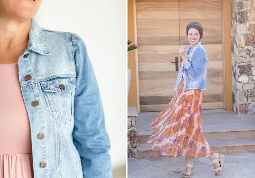 Women's Guide: What to Wear with a Denim Jacket? - The Jacket Maker Blog