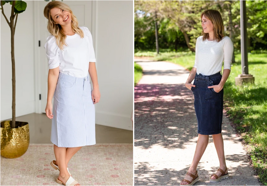Modest Midi skirts
