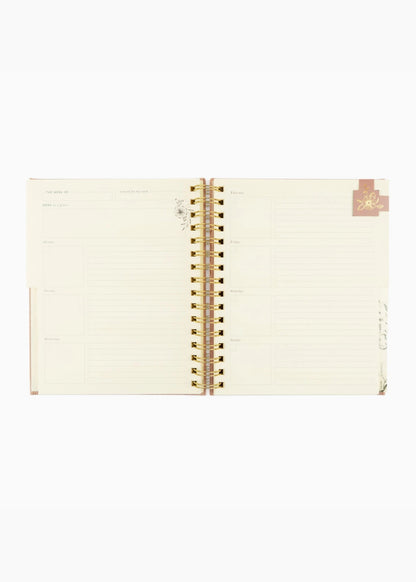 12-Month Undated Spiral Planner Sonora Theme FF Home & Lifestyle