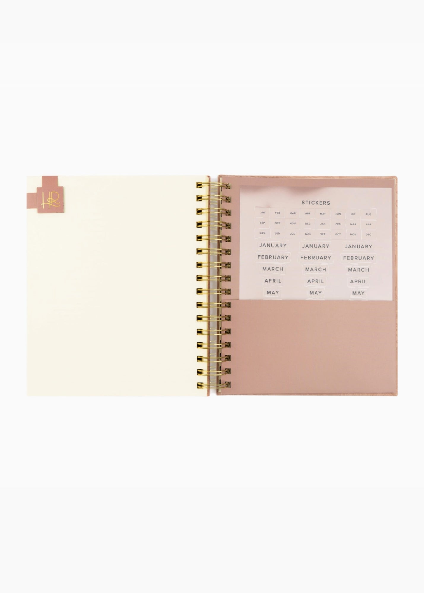 12-Month Undated Spiral Planner Sonora Theme FF Home & Lifestyle