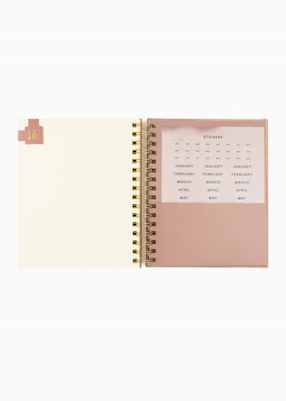 12-Month Undated Spiral Planner Sonora Theme FF Home & Lifestyle